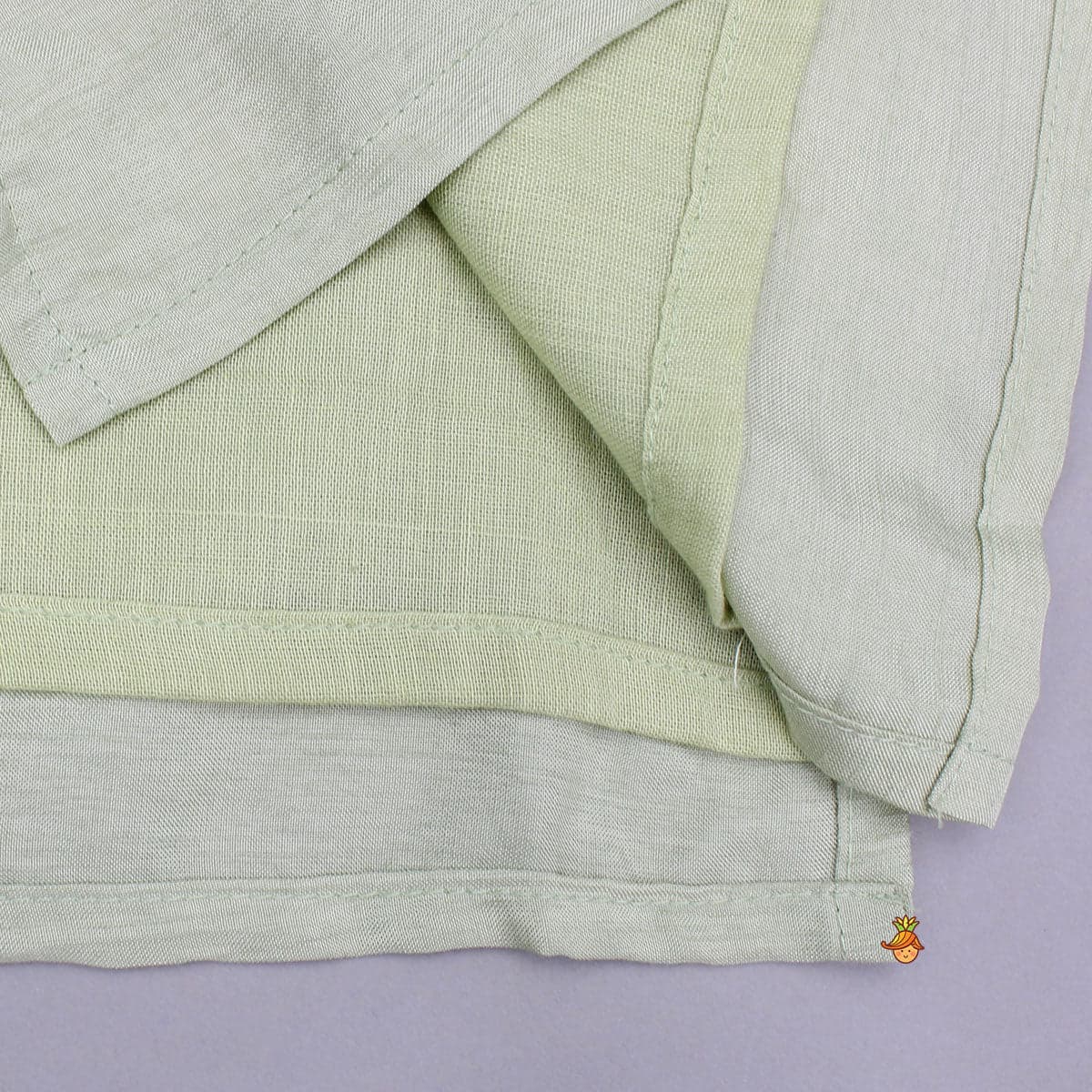 Pre Order: Green Kurta With Embroidered Jacket And Pyjama view