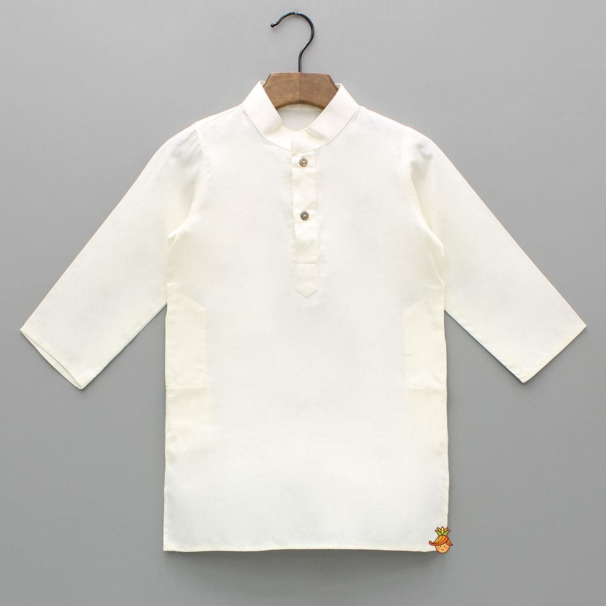 Pre Order: Off White Kurta With Embroidered Jacket And Pyjama view