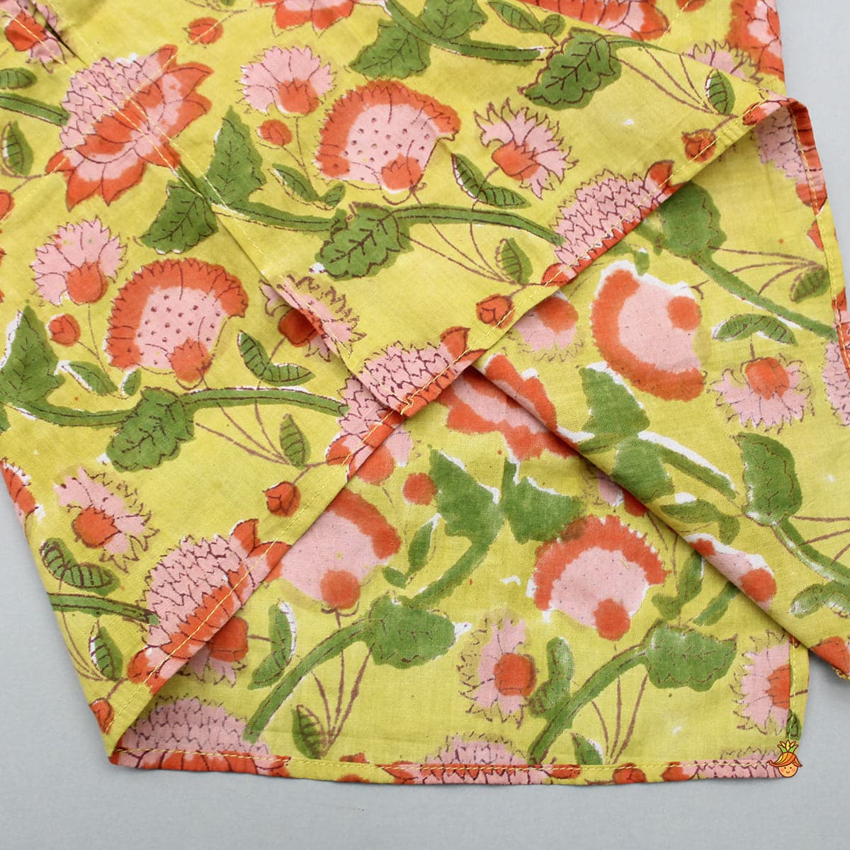 Floral Printed Multicolor Kurta With Pyjama view