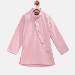 Buy Boys Pink Kurta – Cotton Ethnic Kurta for Kids