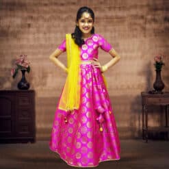 Banarasi Lehenga Choli : Latest Girls Banarasi Silk Lehenga