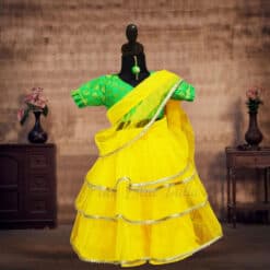 Yellow Girls Lehenga – Buy Kids Party Wear Lehenga Online