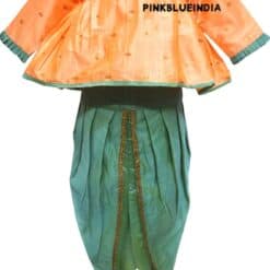 Kid Dhoti Style Dress with Top – Baby Girl Dhoti Kurta Set