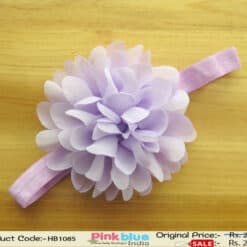 Designer Smart Headband for Children in Flower in Soothing Lavender