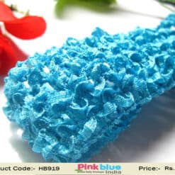 Buy Sky Blue Stretchable Crochet Children’s Headband