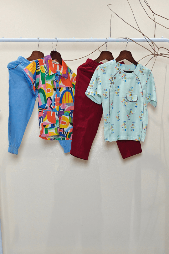 Tropical Retreat Surprise Bundle- Pack of 2 Shirts and 2 Pants - Image 1