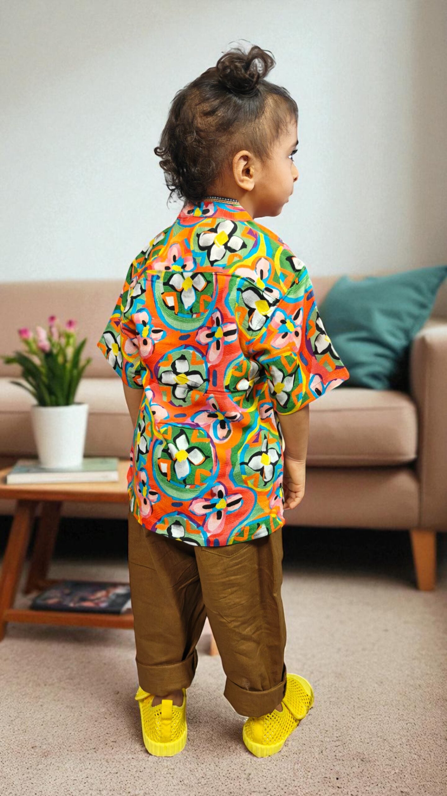 Candy Garden Mandarin Collar Shirt - Image 2