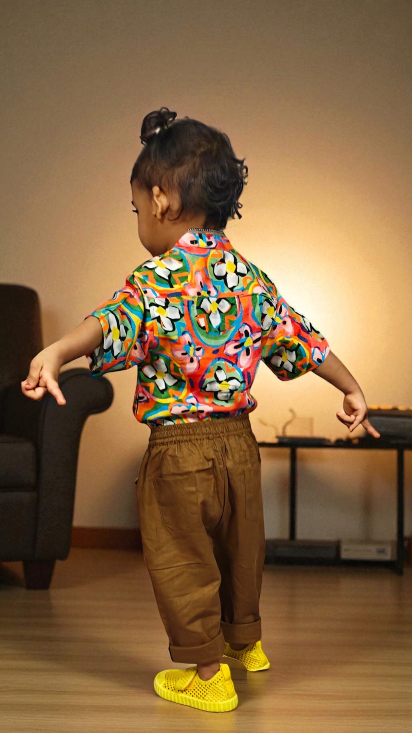 Candy Garden Mandarin Collar Shirt - Image 3