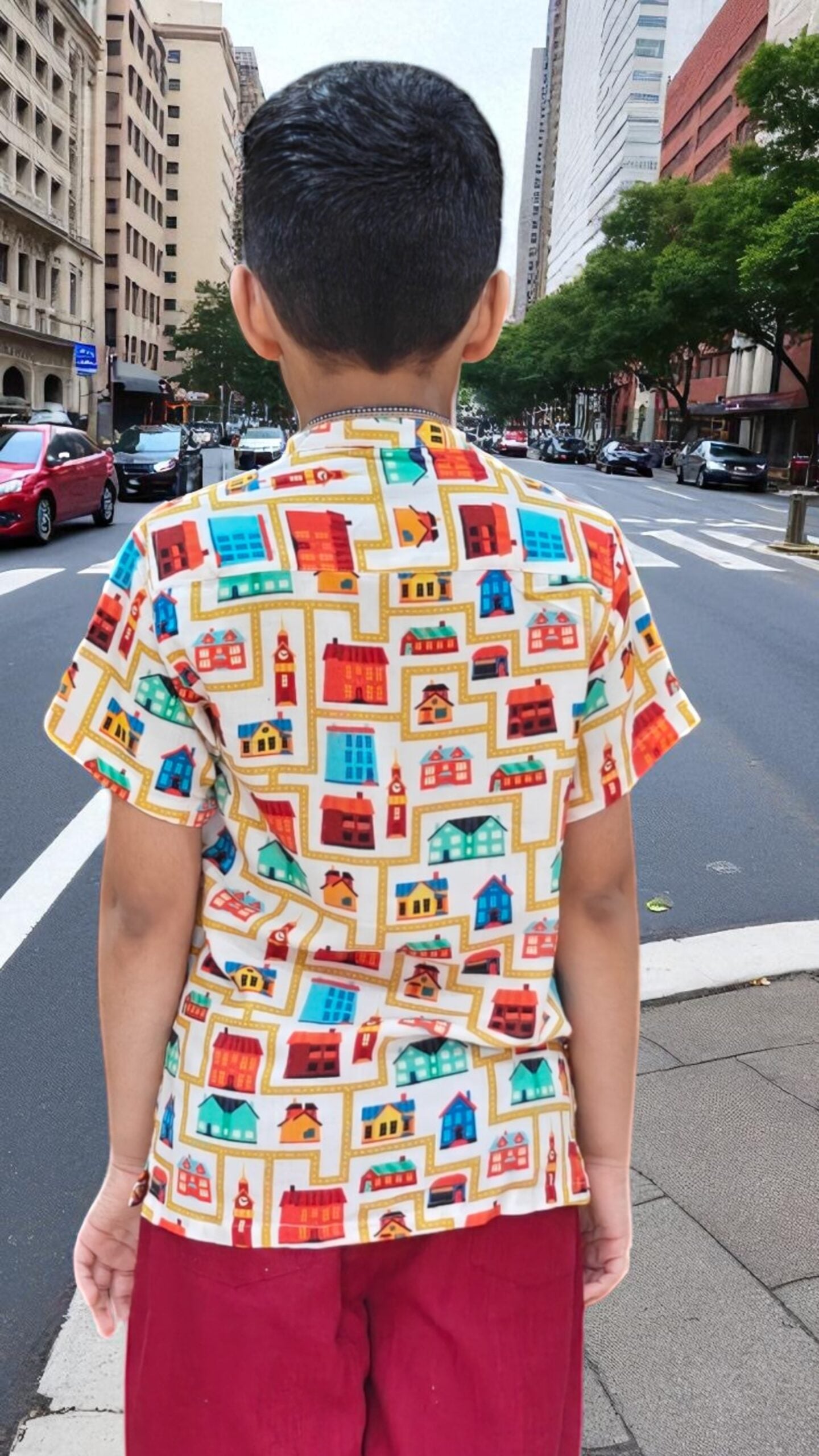 Mini Metro Mandarin Collar Shirt - Image 3