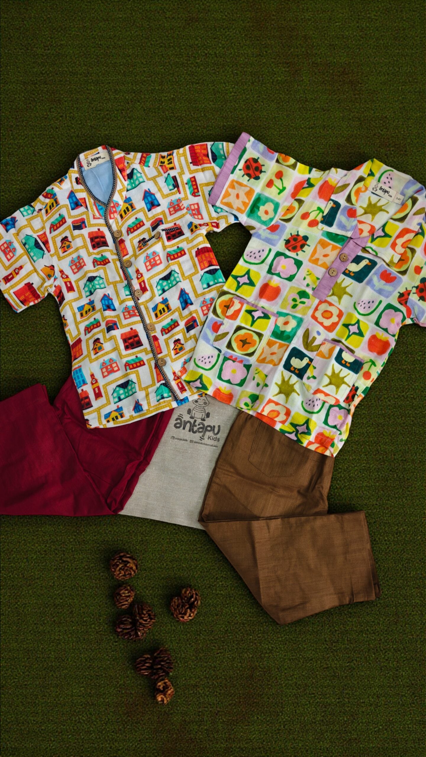 Whimsical Wonders Bundle- Pack of 2 Shirts and 2 Pants - Image 3