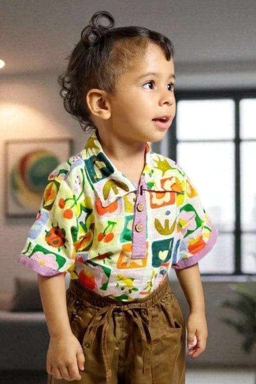 Critter Patch Demi Collar Shirt - Image 2