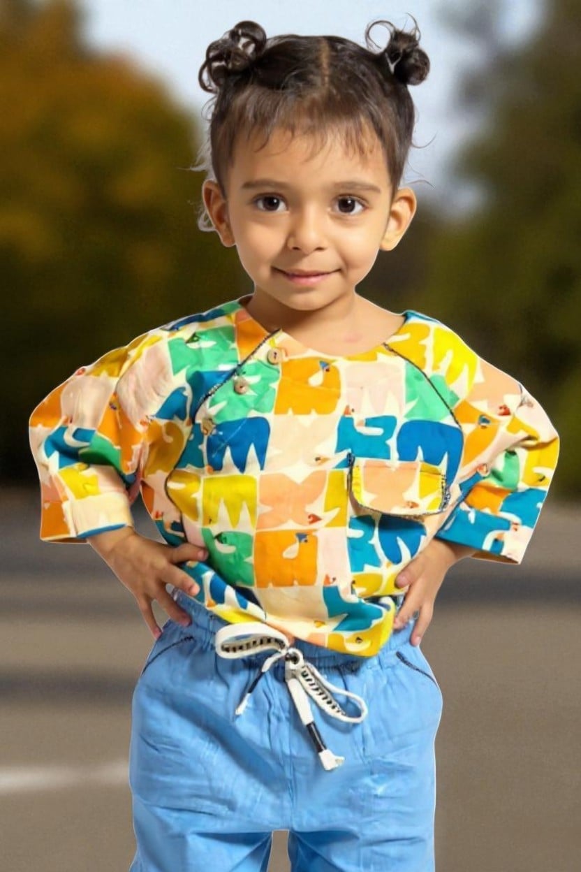 Jungle Jigsaw Panel Top - Image 1