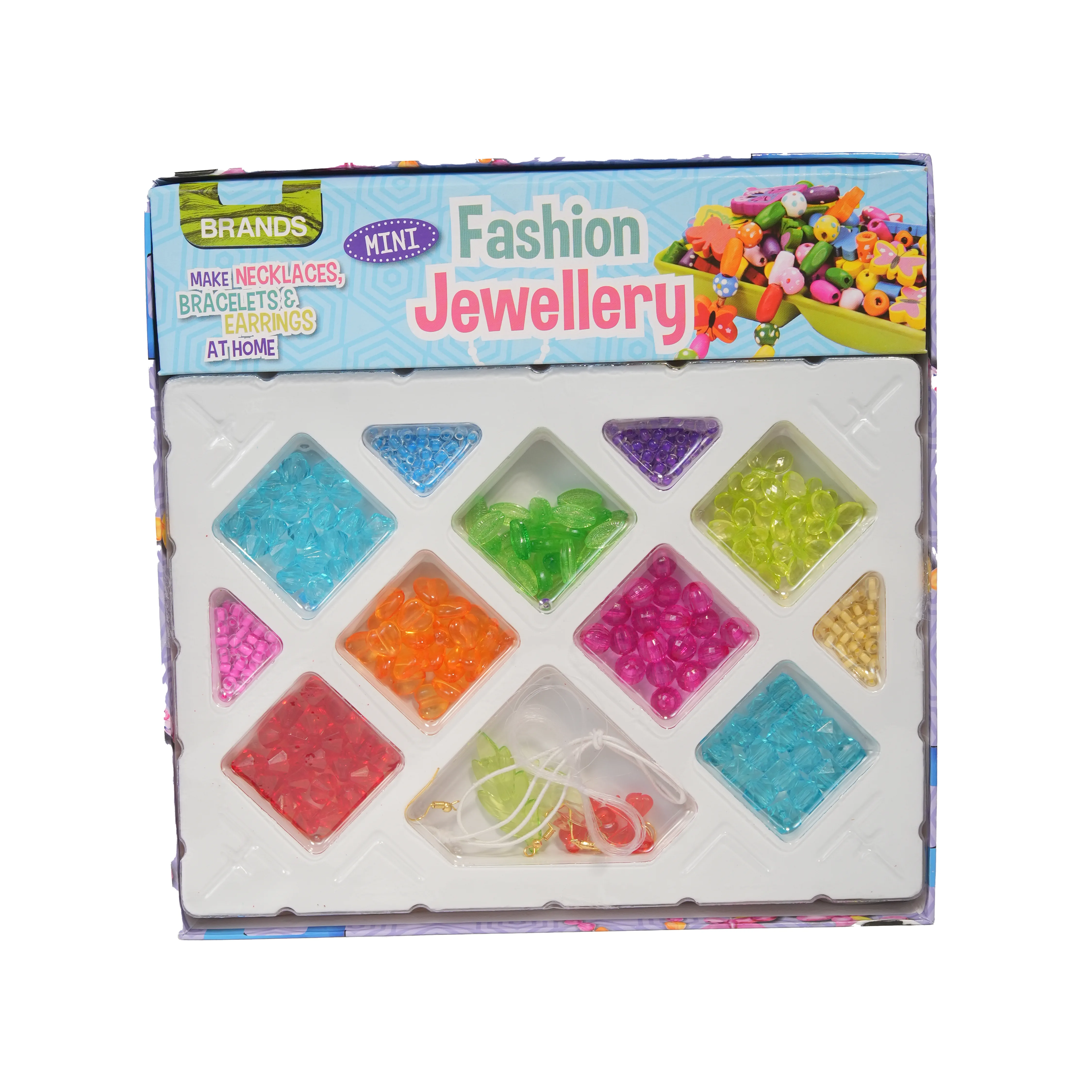 Mini Crystal Jewellery DIY Kit � Make Necklaces, Bracelets & Earrings at Home - Image 3