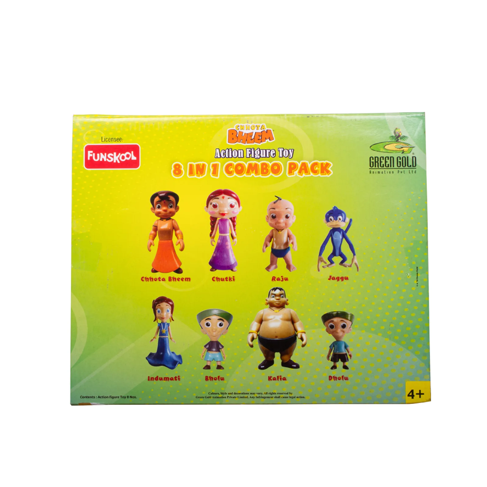 CHHOTA BHEEM 8 in 1 Action Figure Combo Pack � Complete Character Set for Kids | Funskool - Image 4