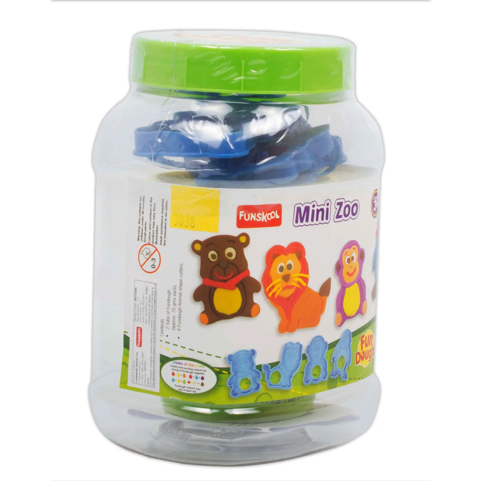 Funskool FunDough Mini Zoo | Animal Dough Set for Kids | Creative Play Kit (Ages 3+) - Image 3