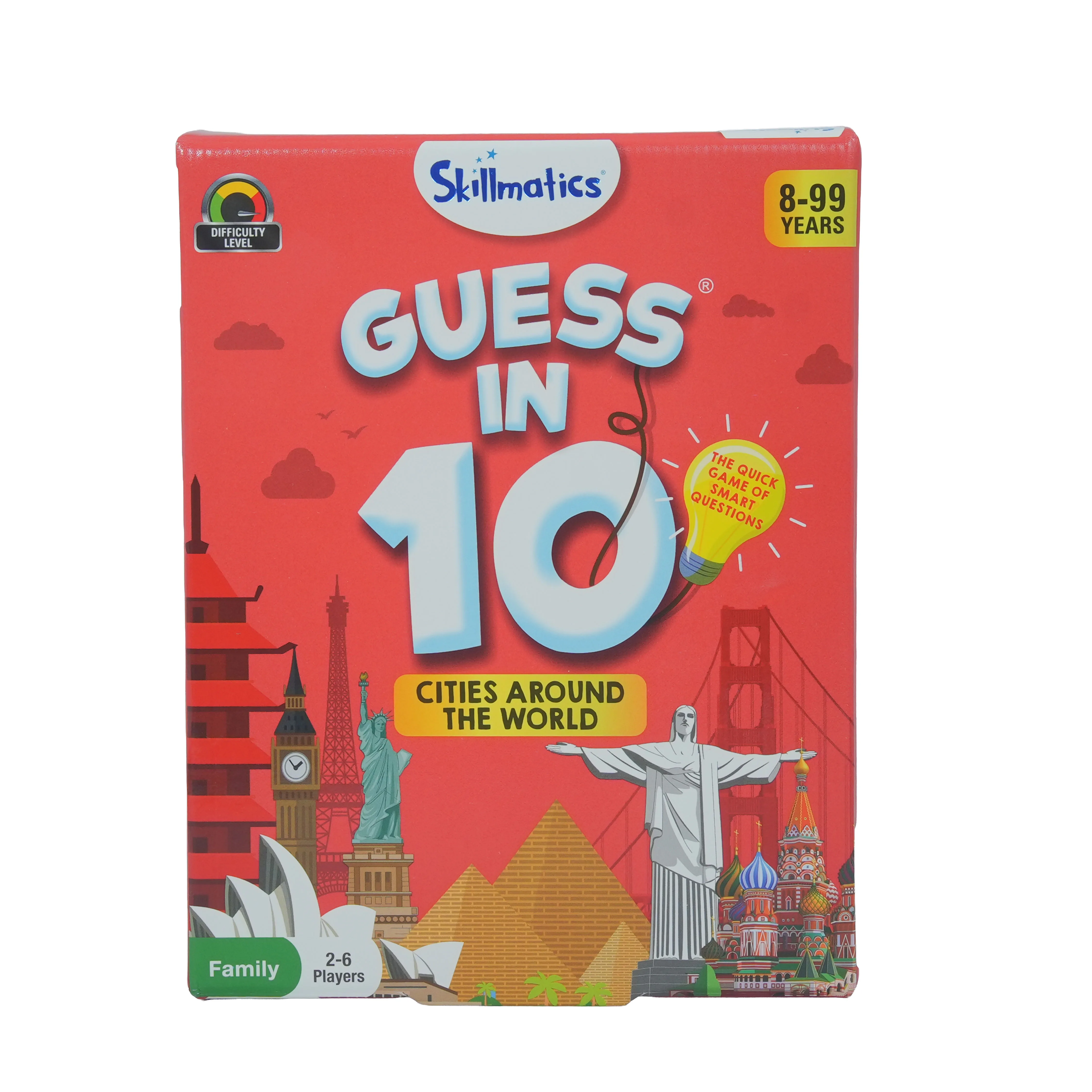 Skillmatics Guess in 10: Cities Around the World � Family Trivia Card Game for Kids & Adults - Image 1
