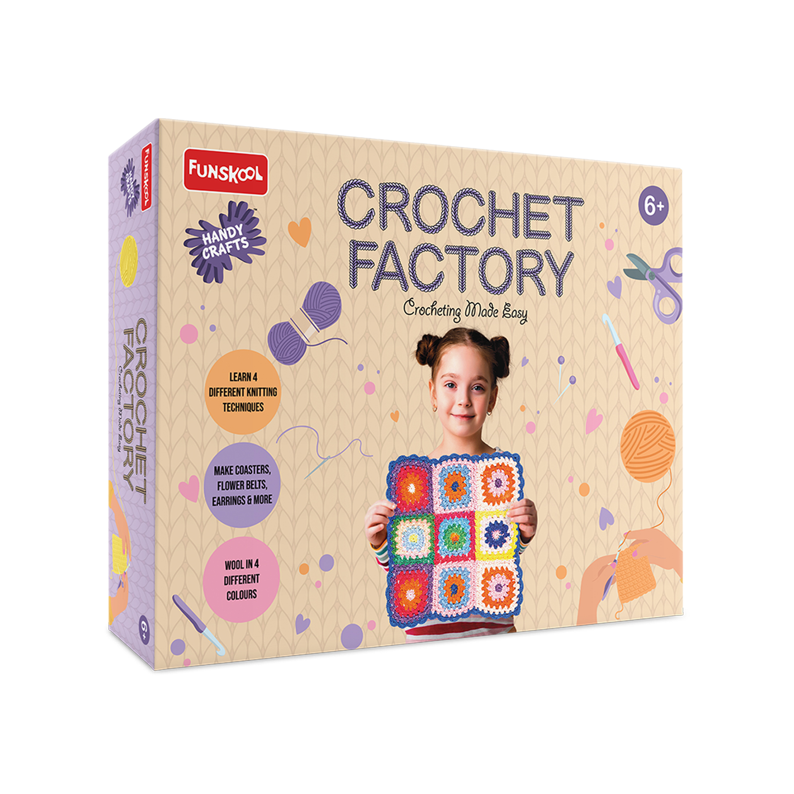 Funskool Handycrafts � Crochet Factory (Crocheting Made Easy) - Image 1