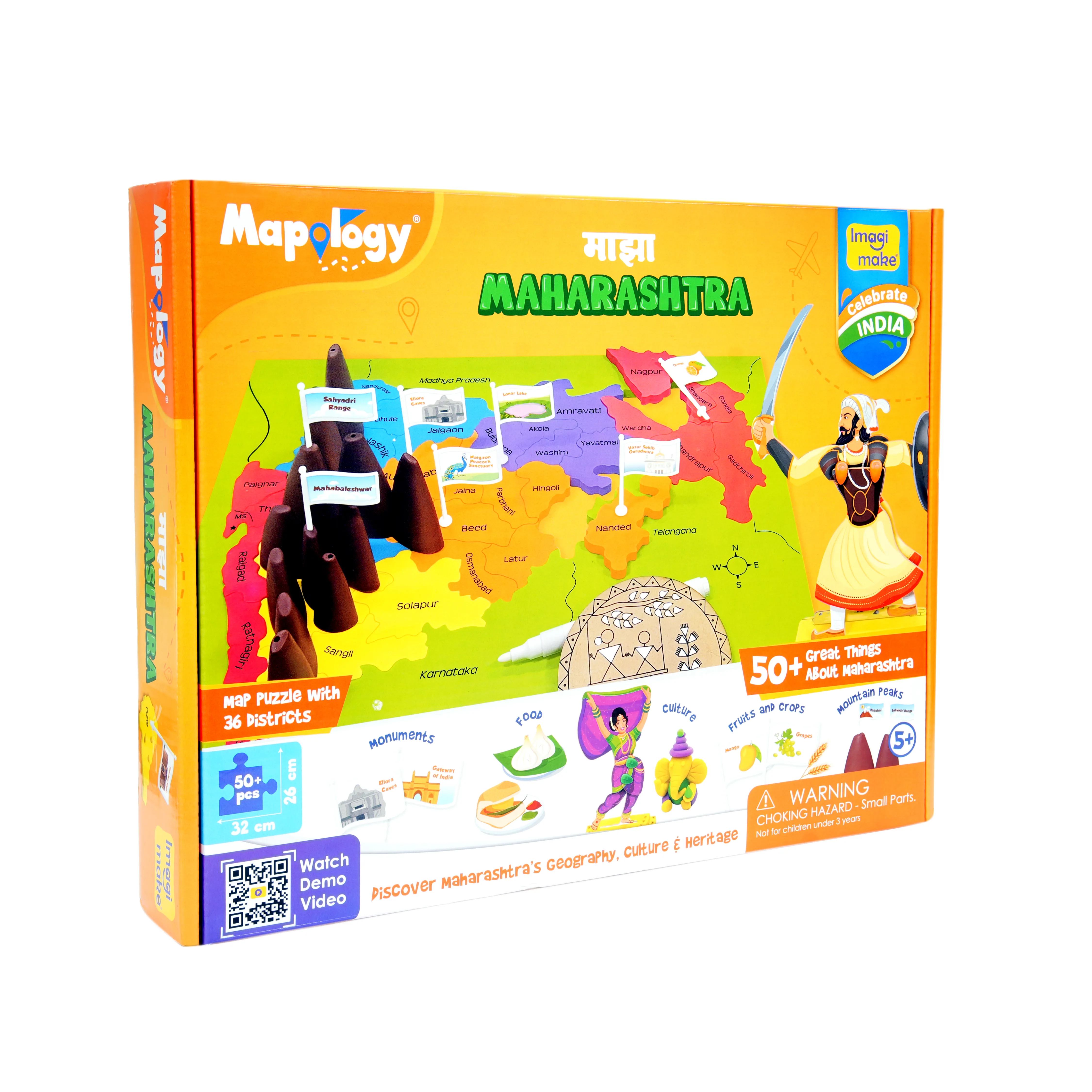 Mapology Physical Features of the World � 3D Geography Puzzle for Kids - Image 2