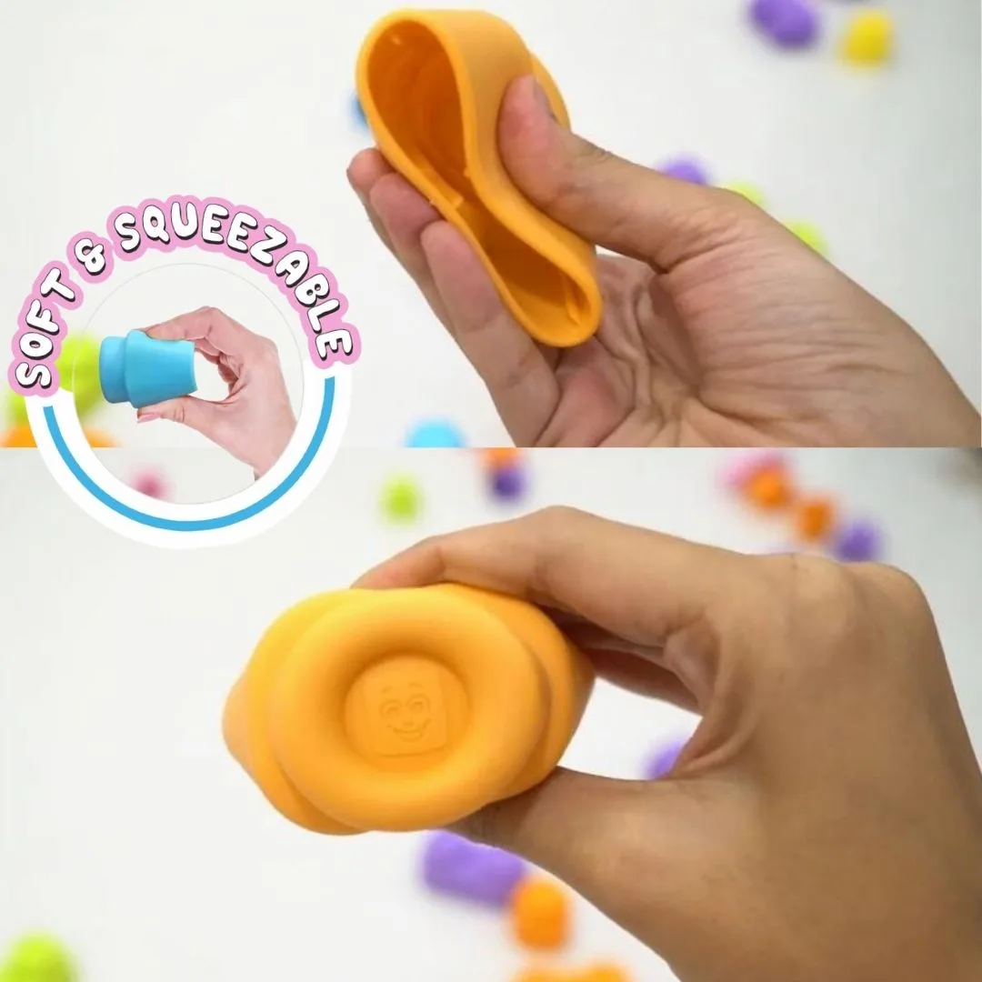 INFANT BLOCKS - SET 1 | 5+ Months | Learning Steps Educational Toy | 12 Pieces - Image 4