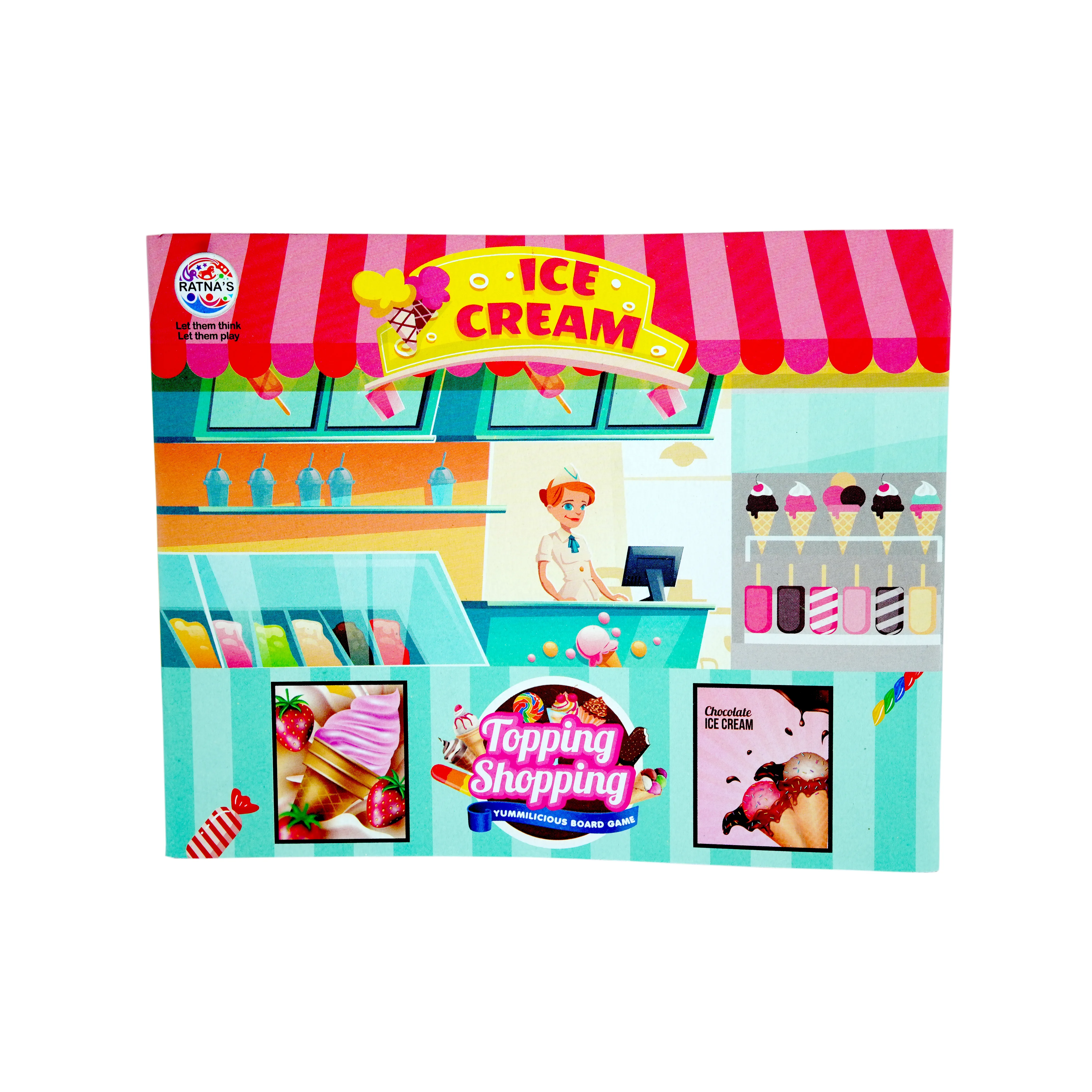Topping Shopping � Umbilicus Ice Cream Board Game for Kids - Image 4