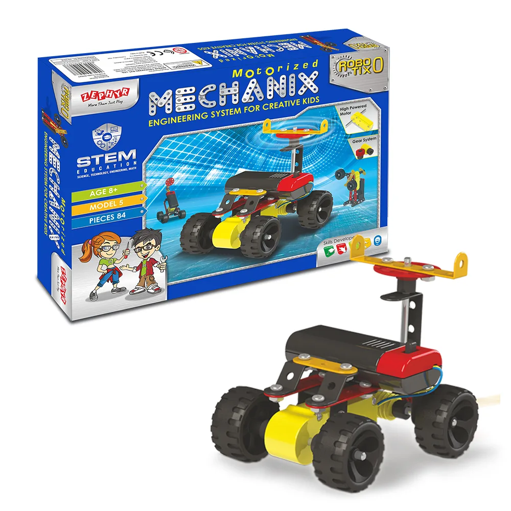 MECHANIX - ROBOTIX - 0 | 7+ Years | STEM DIY Building Kit | 84 Pieces | Build 5 Models - Image 1