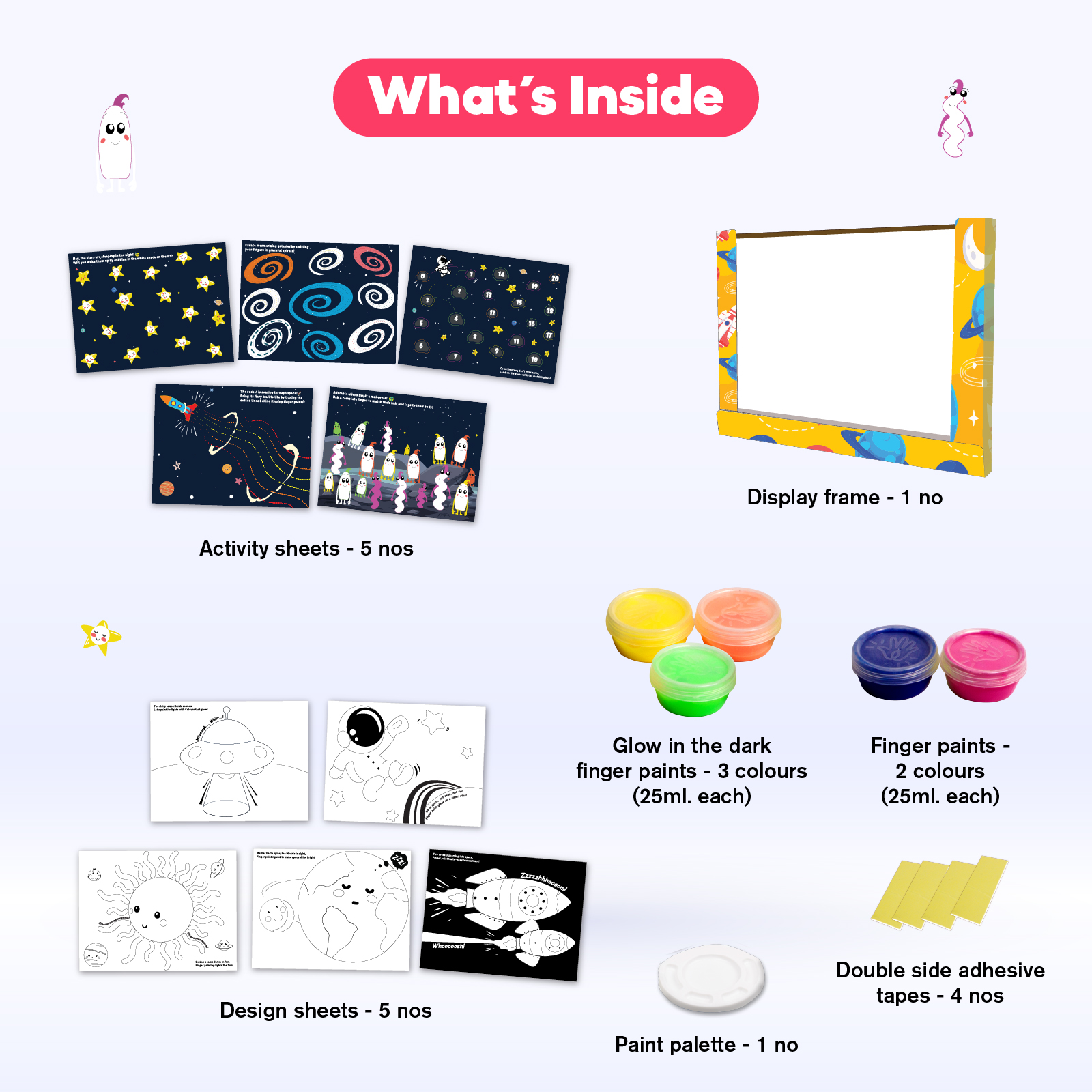 WB Finger Painting Kit � Washable Beginner Art Set for Kids - Image 4