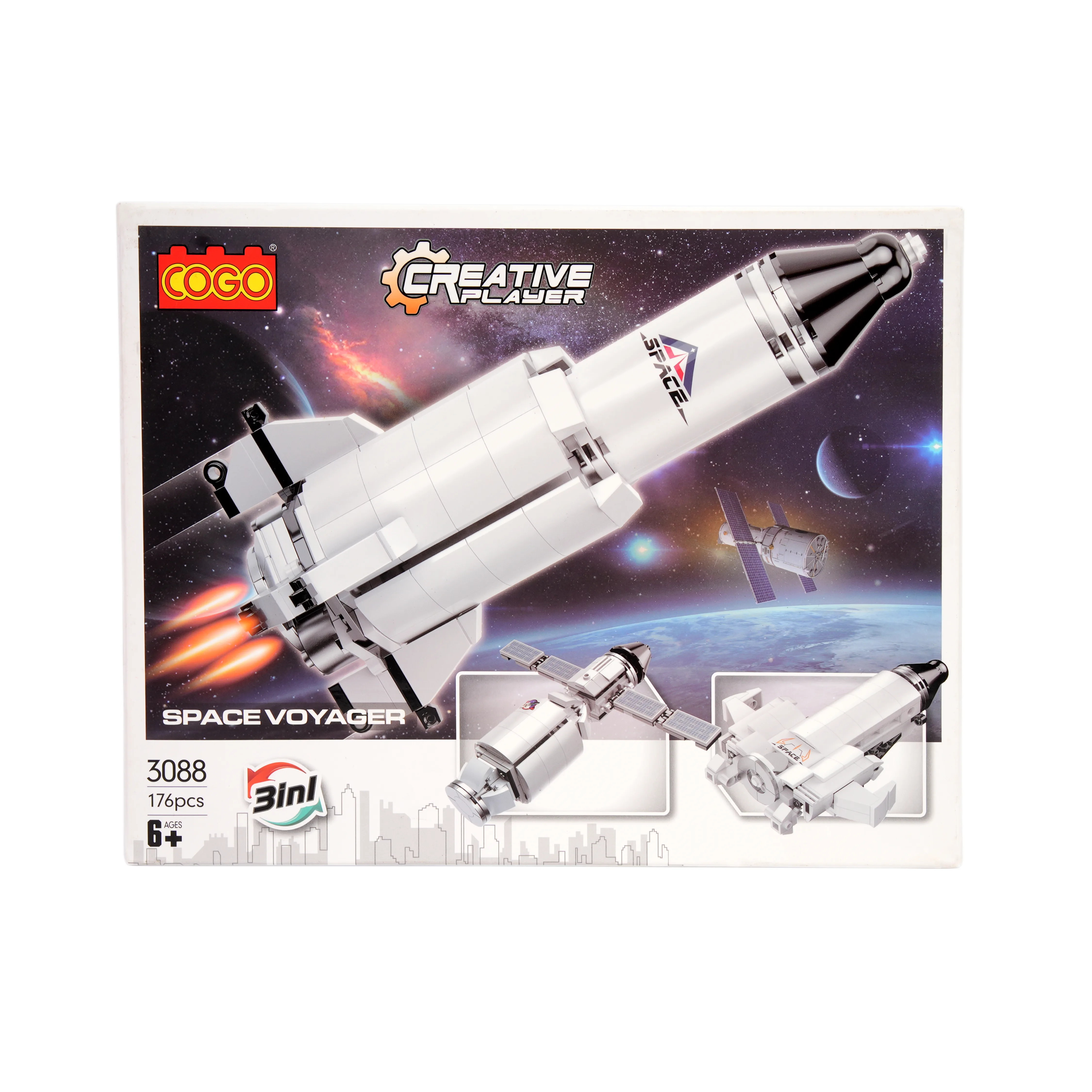 COGO Creative Player Space Voyager Building Blocks Set (3 in 1) - Image 1