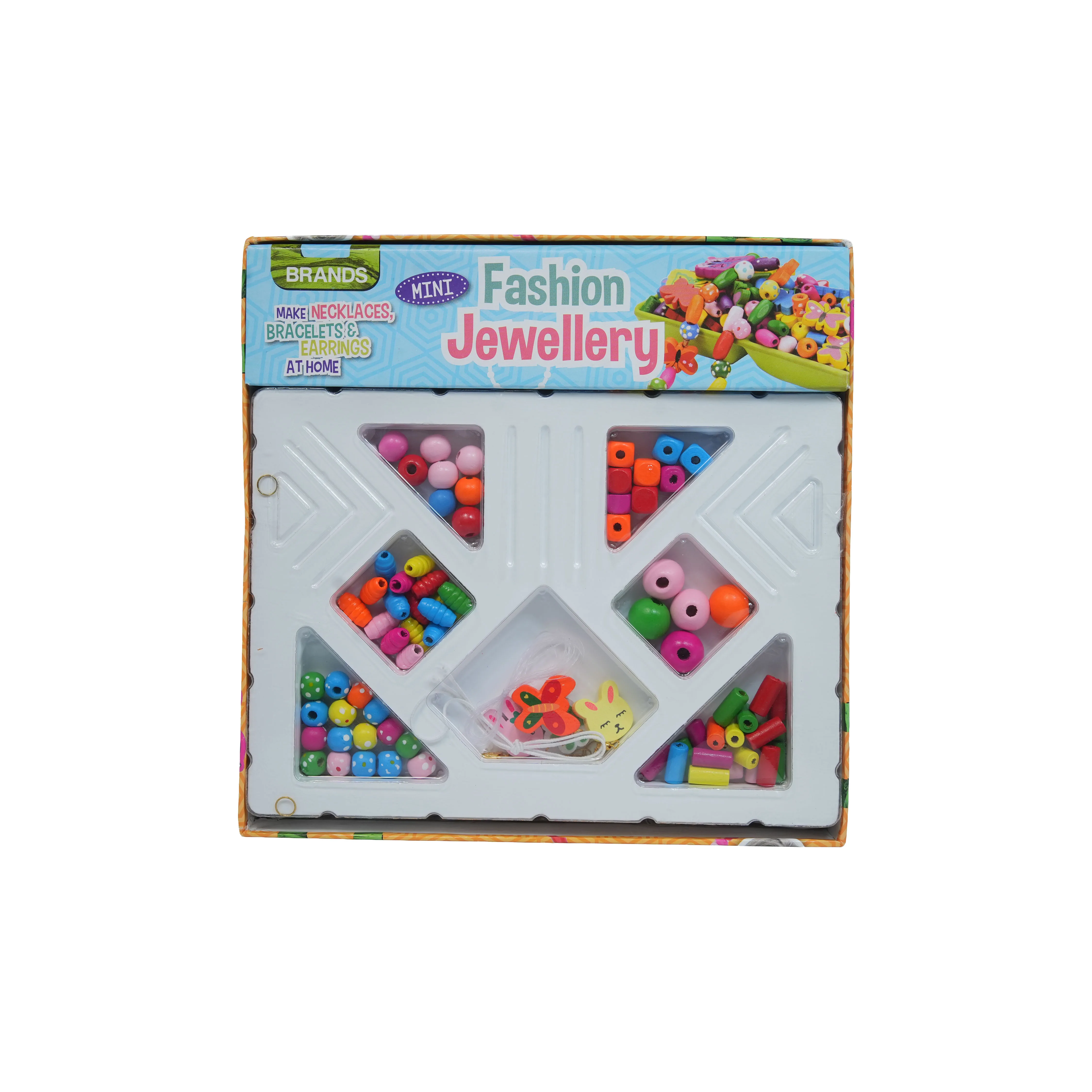 Mini Wooden Jewellery DIY Kit � Make Your Own Necklaces, Bracelets & Earrings - Image 4