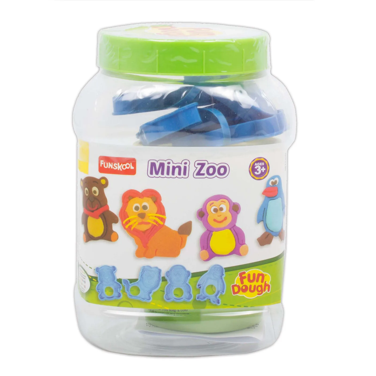 Funskool FunDough Mini Zoo | Animal Dough Set for Kids | Creative Play Kit (Ages 3+) - Image 2