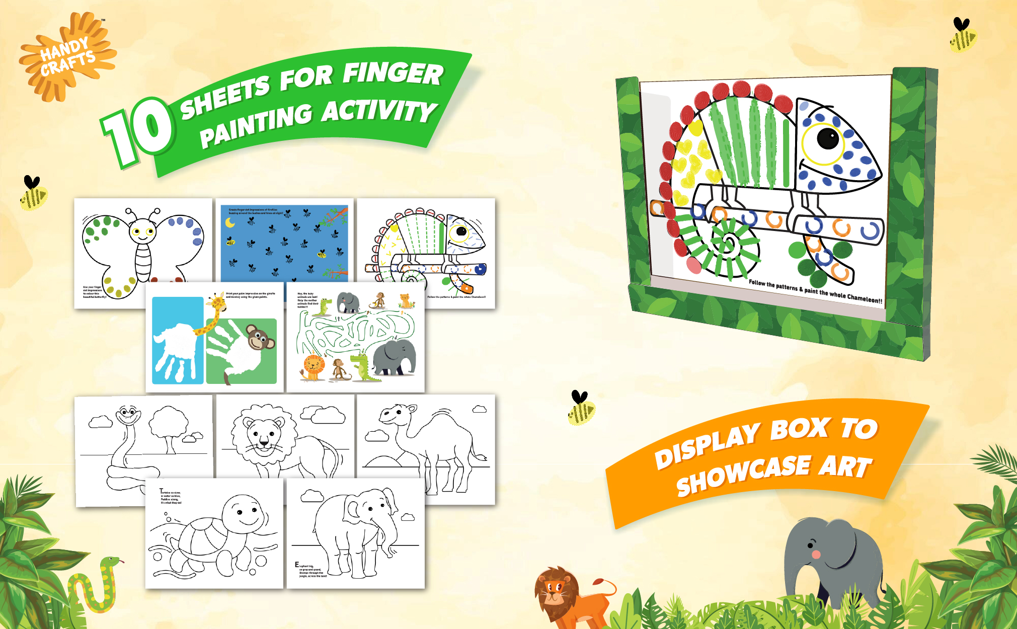 Finger Painting Kit for Kids � Mess-Friendly Tactile Art (3�8 Years) - Image 4