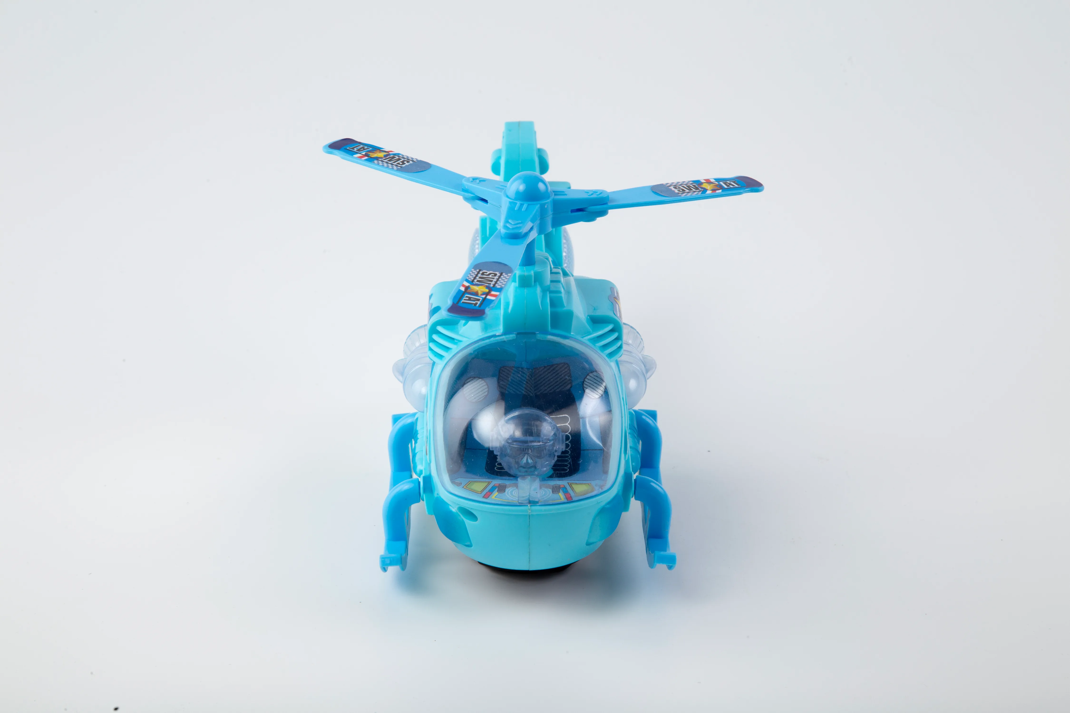 Electric Flash & Light Helicopter Toy for Kids | Rotating Blades, Music & Lights | Lazy Turtle - Image 3