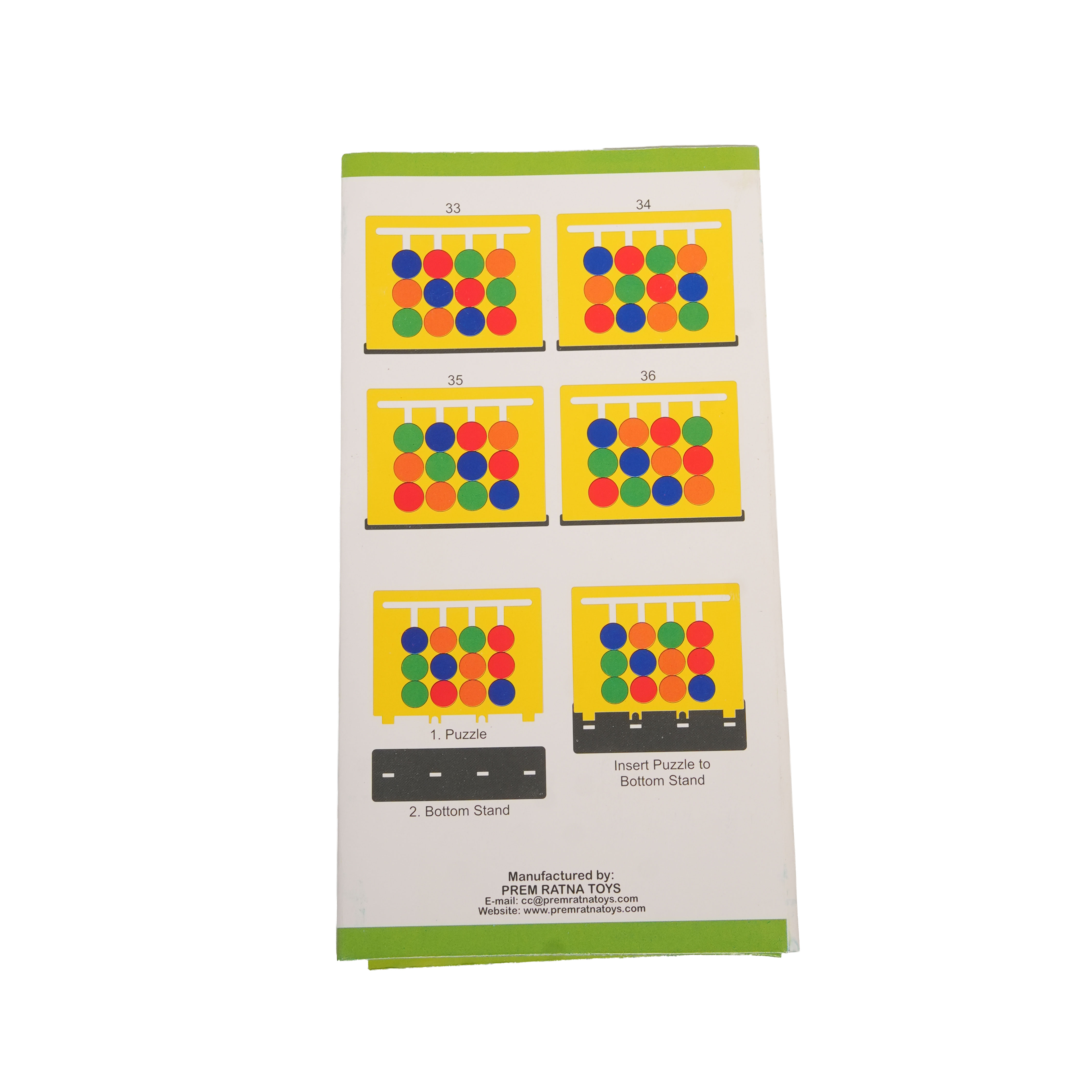 Colour Challenge Logic Game for Toddlers | Montessori Colour Sorting Toy (36 Challenges) - Image 4