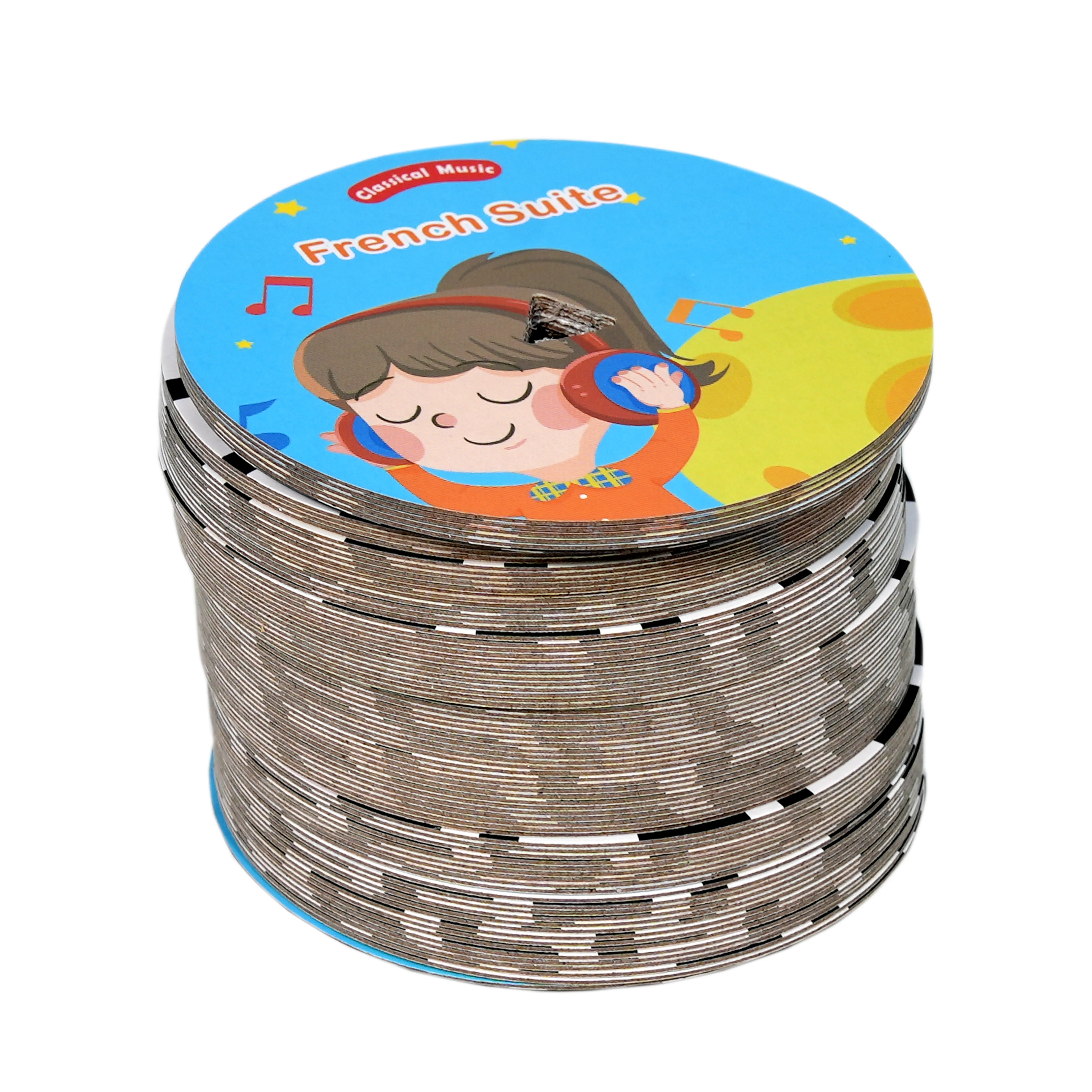 Kids Musical Gramophone Toy with Rotating Disc and Sound Buttons - Image 5