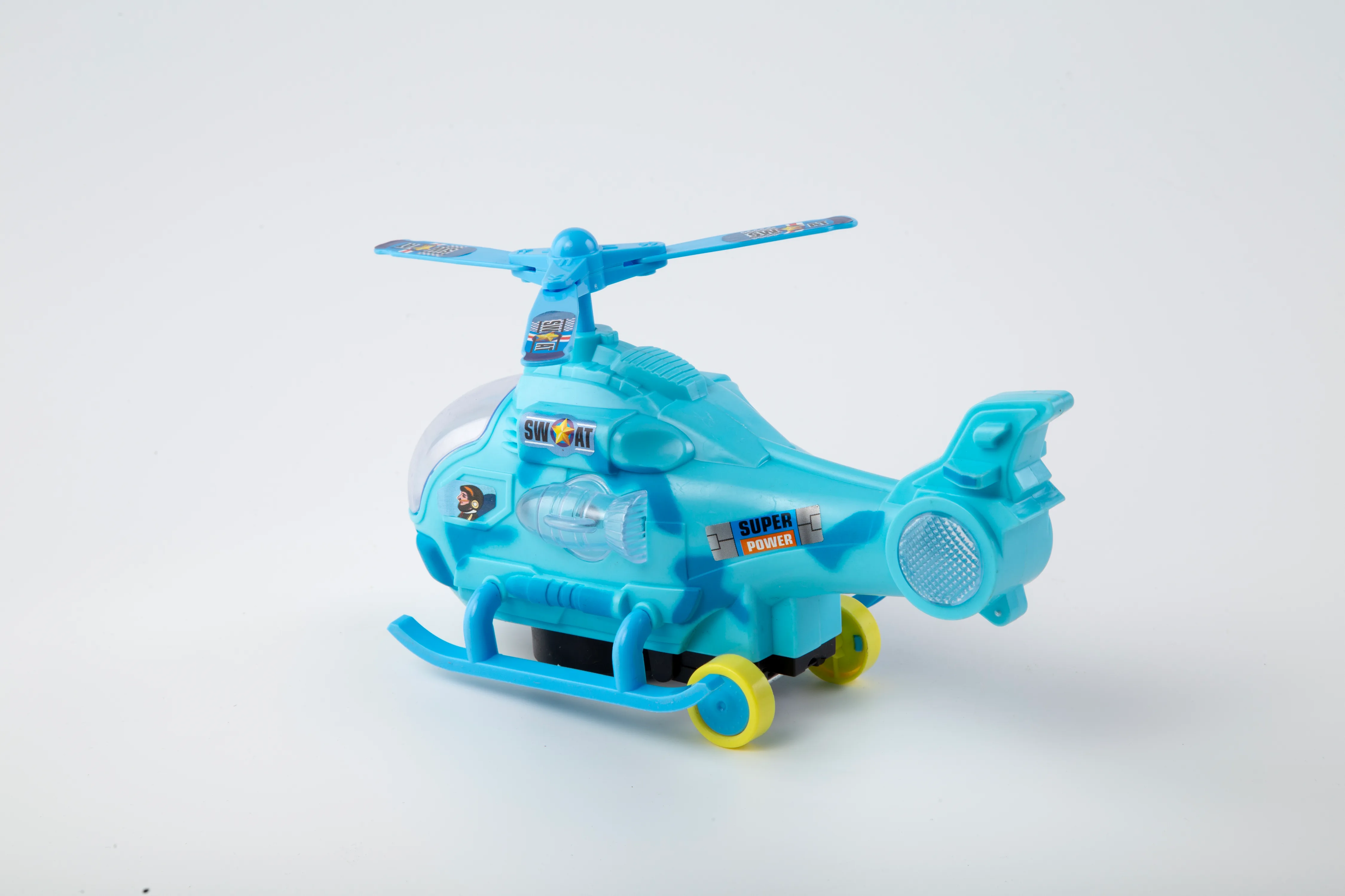 Electric Flash & Light Helicopter Toy for Kids | Rotating Blades, Music & Lights | Lazy Turtle - Image 4