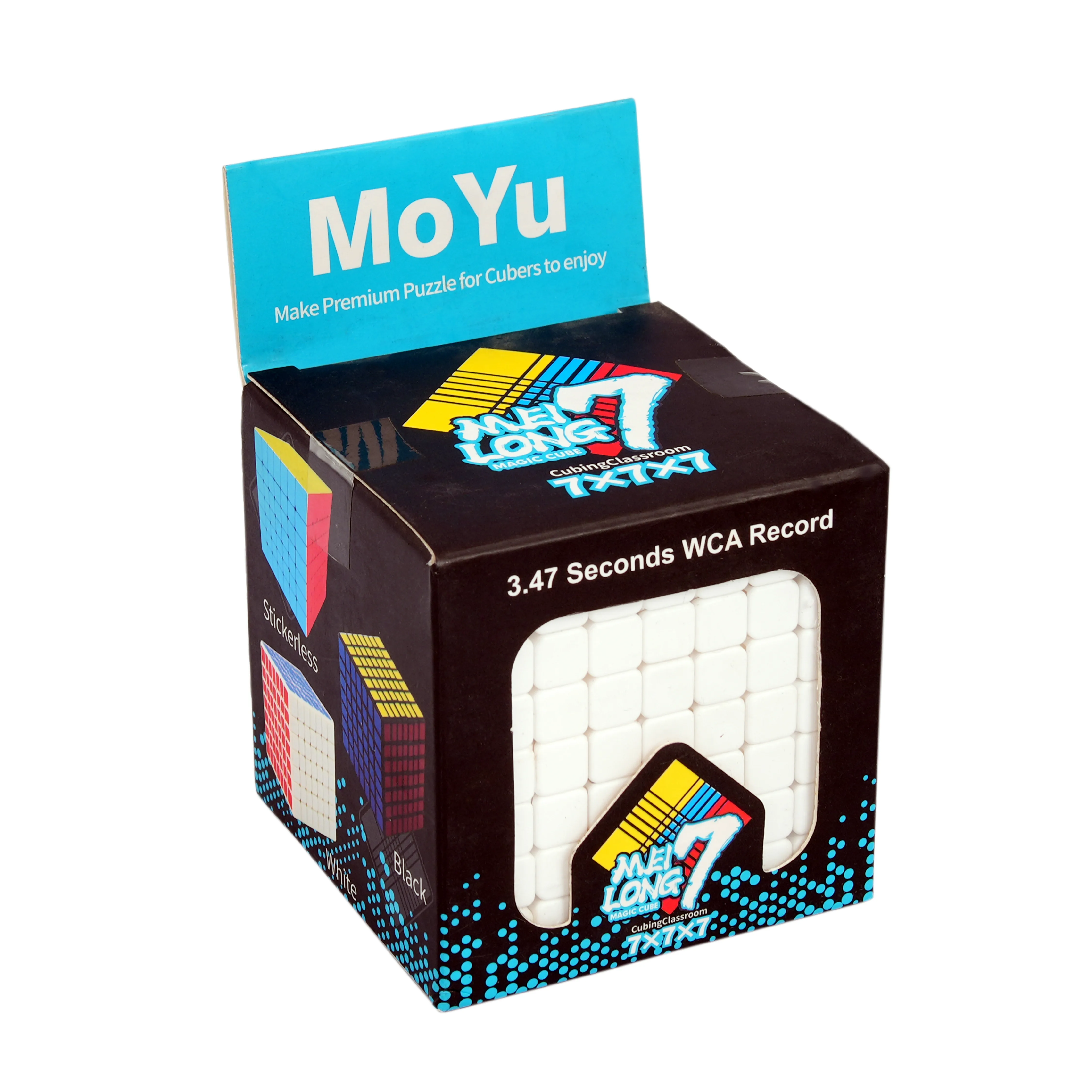 MoYu MeiLong 7�7 Stickerless Speed Cube � Magic Puzzle Cube for Kids & Adults - Image 2