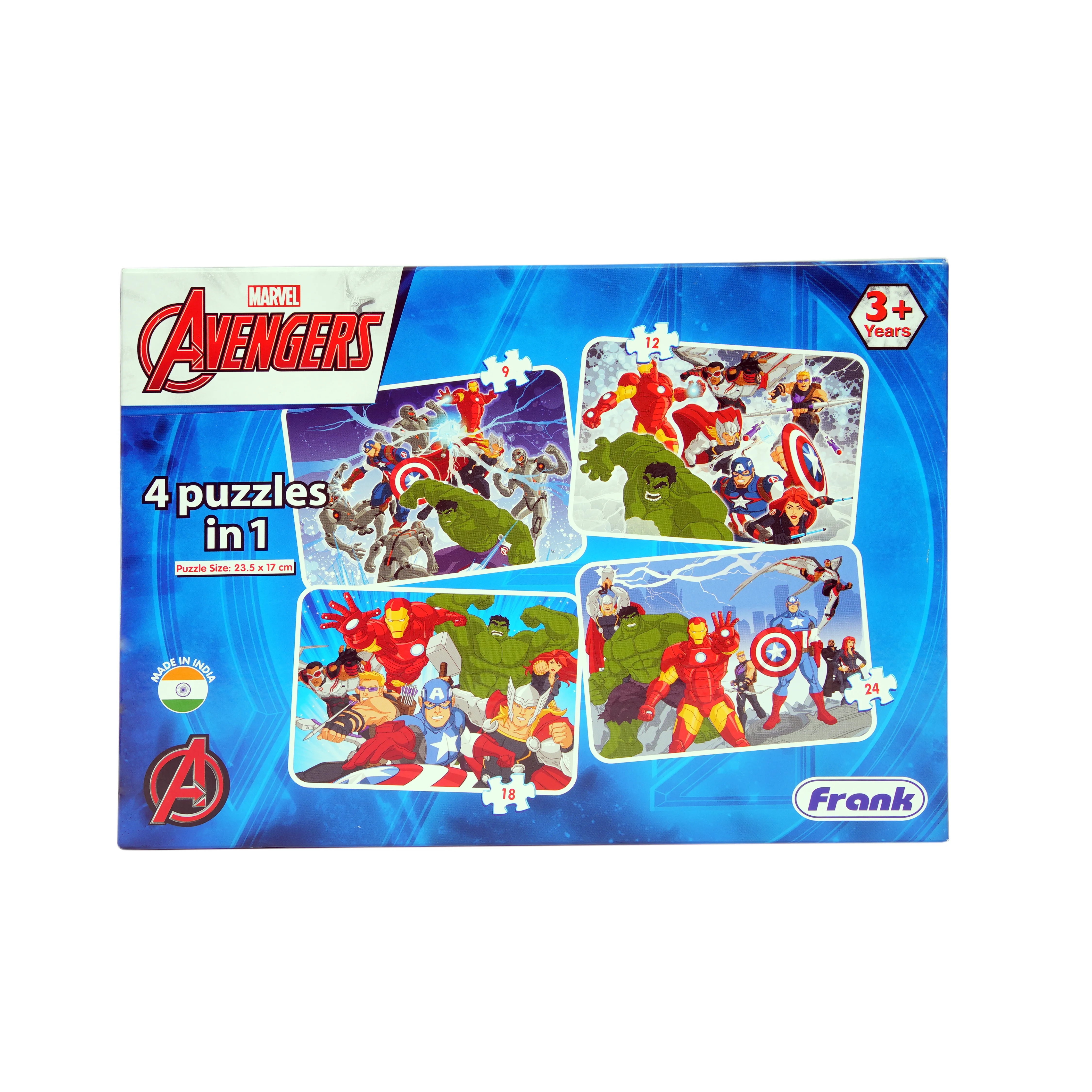 Marvel Avengers 4-in-1 Jigsaw Puzzle Set - Image 1