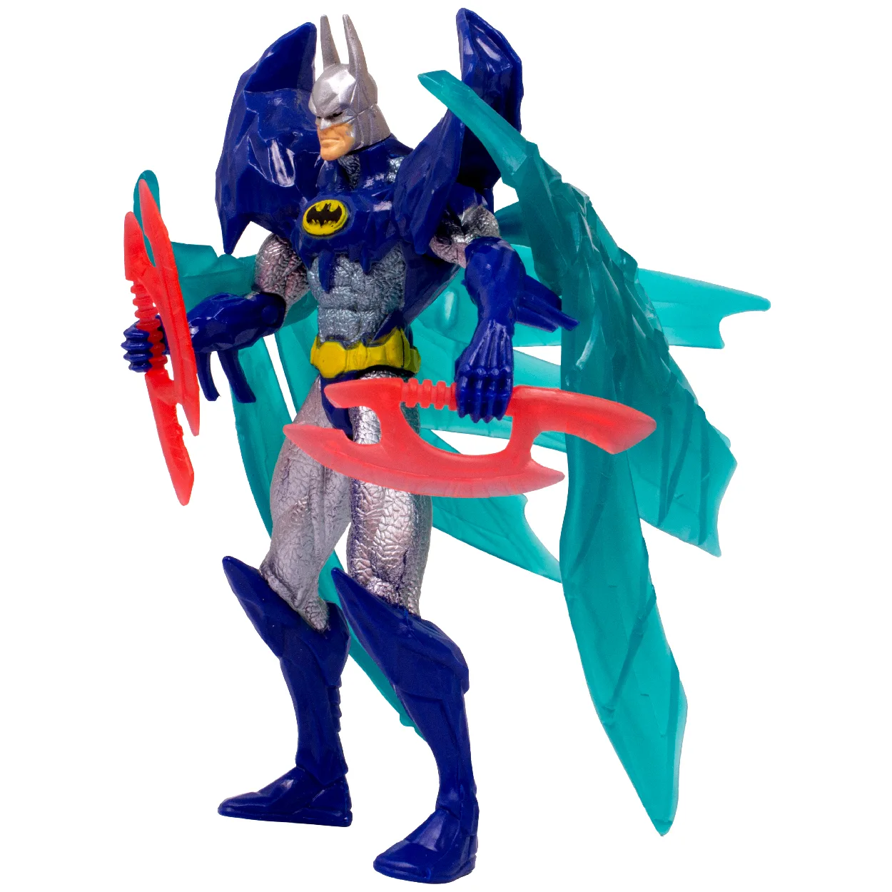 Funskool DC � Glacier Shield Batman Action Figure (16.5 cm, Dual Blades & Ice Wings) - Image 1