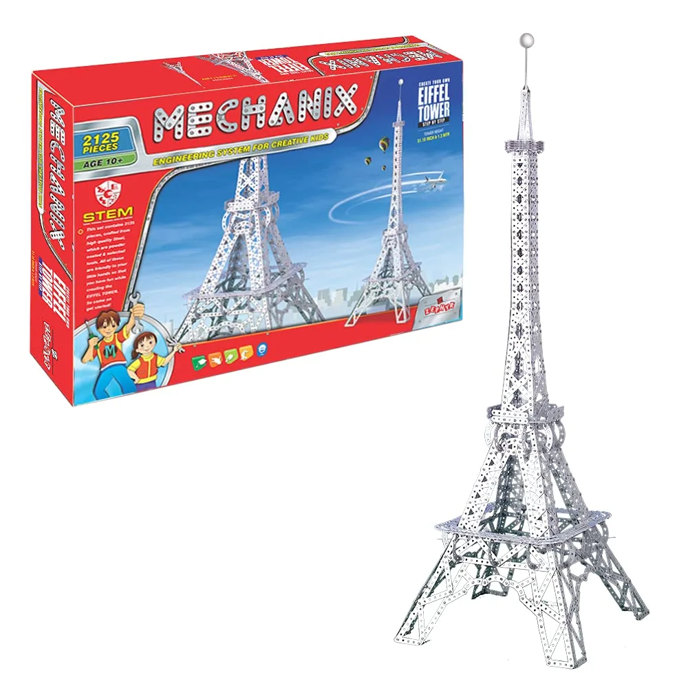 MECHANIX - EIFFEL TOWER | 8+ Years | STEM DIY Building Kit | 2125 Pieces | Build 1 Models - Image 1