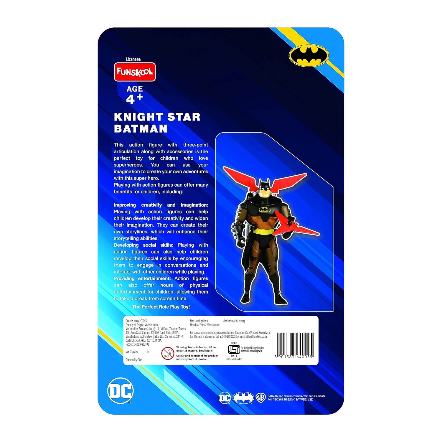 Knight Star Batman � Classic Action Figure (Funskool Licensed) - Image 3