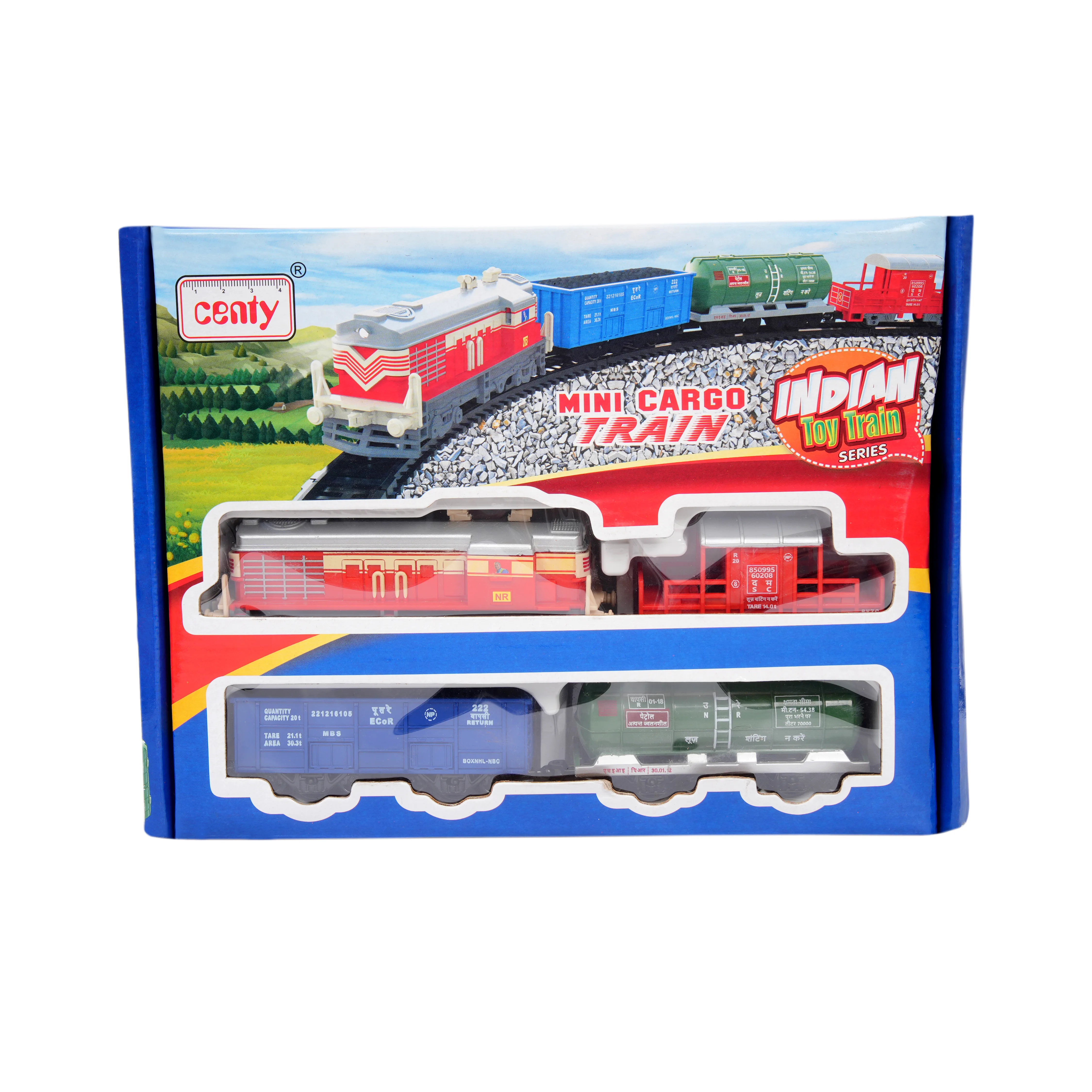 Centy Indian Toy Train Mini Cargo Train Set - Image 1