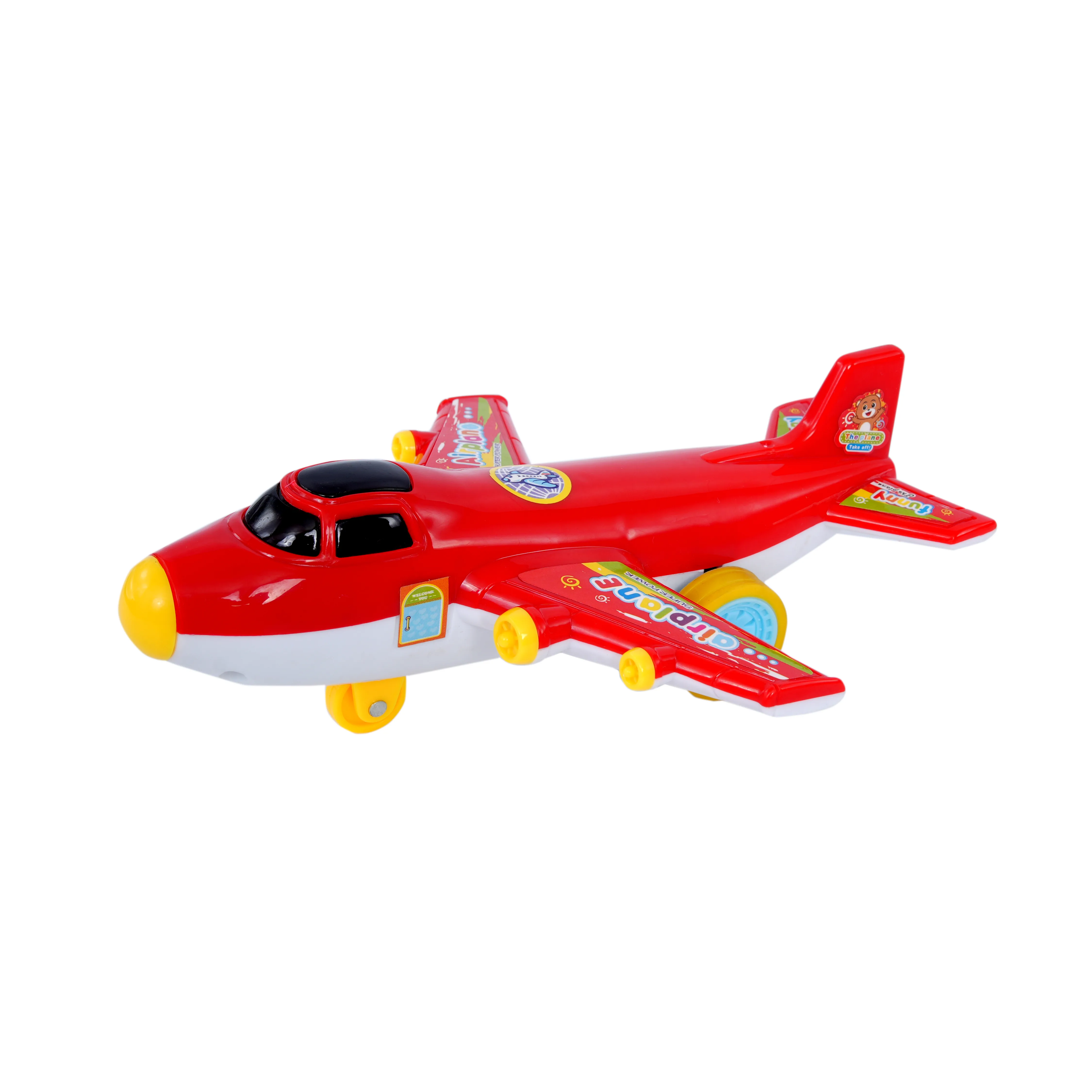 Kids Toy Aeroplane with Rolling Wheels - Image 1