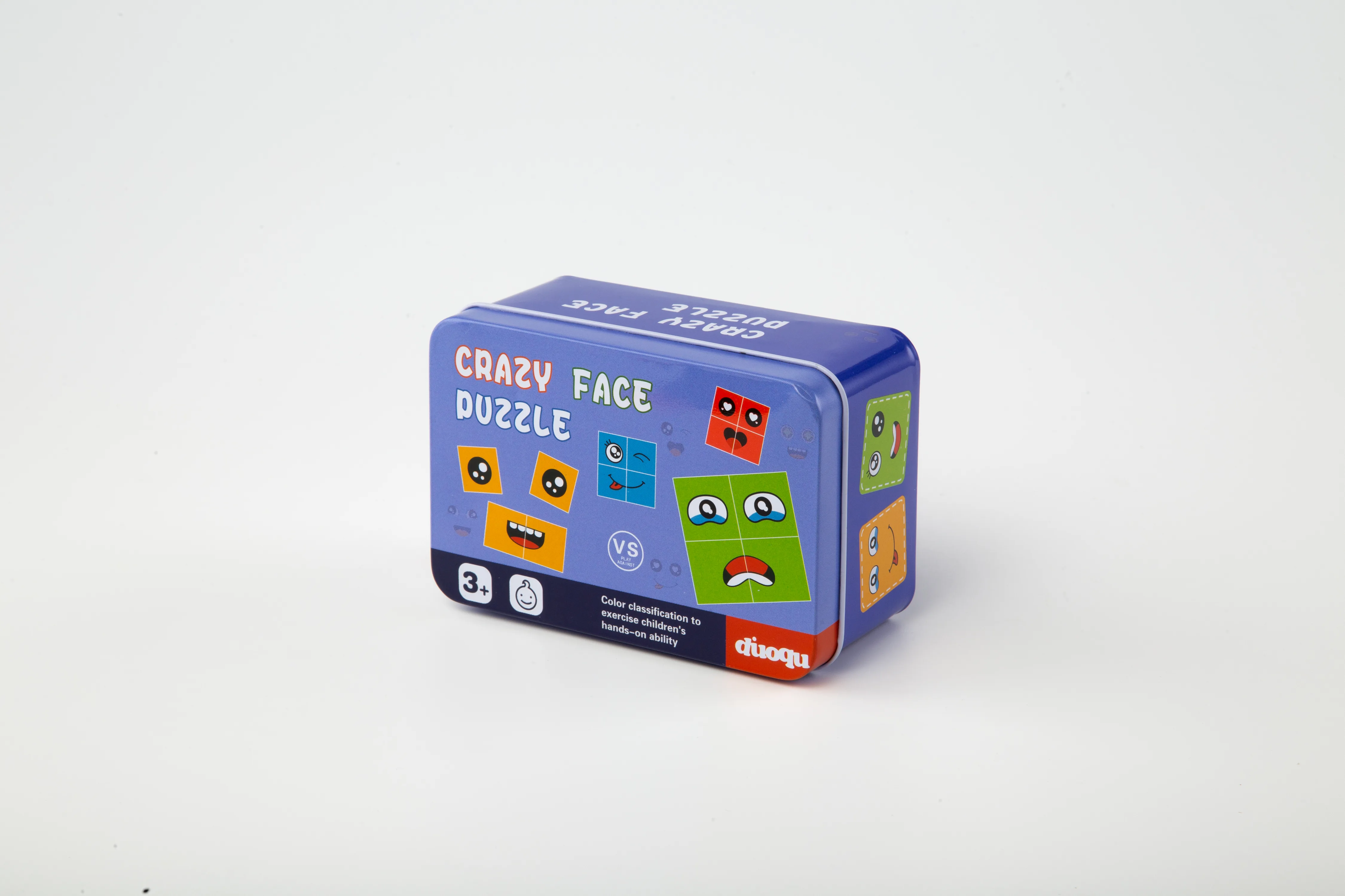 Crazy Face Puzzle Game for Kids | Expression Matching Tin Box | Learning Toy (3+ Years) - Image 1