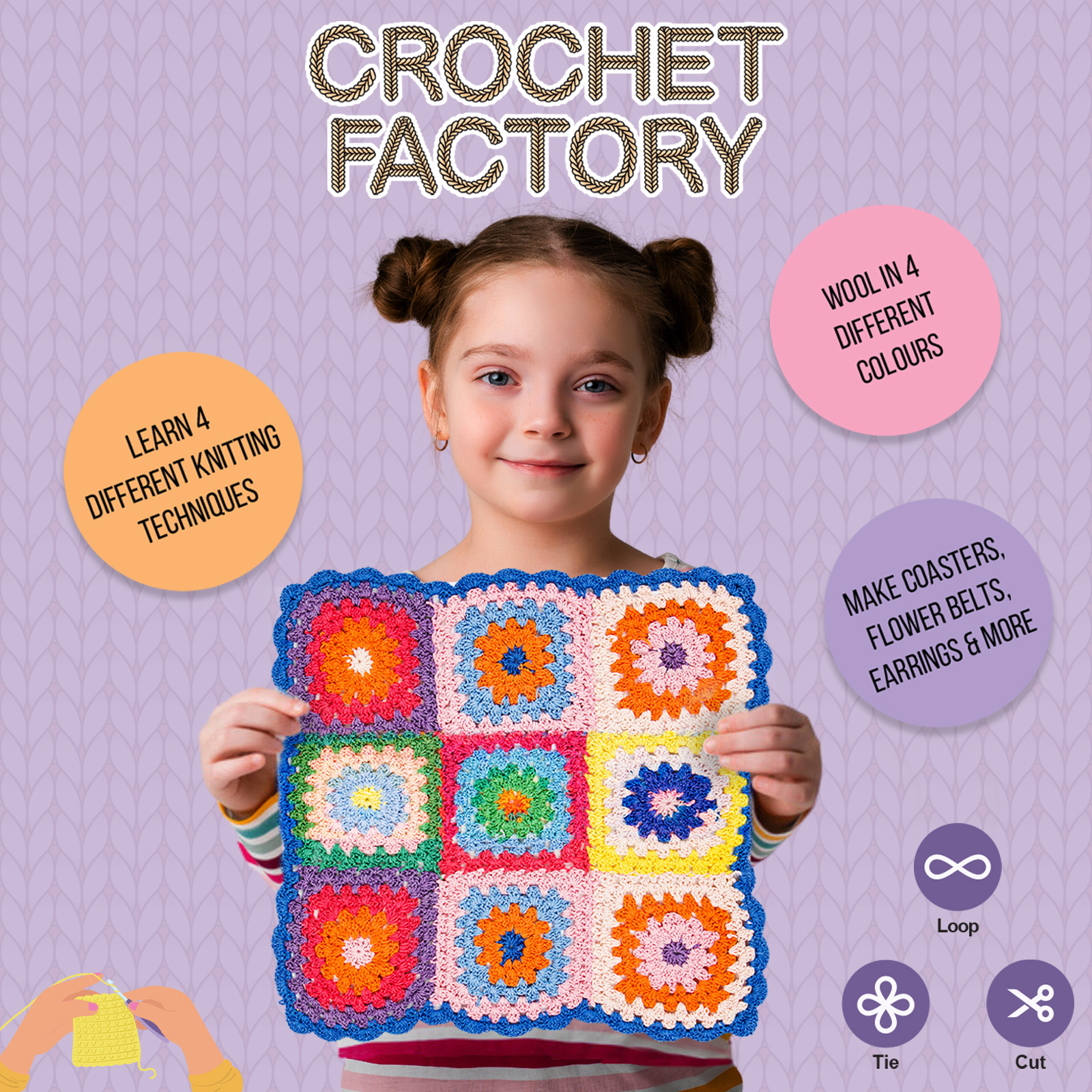 Funskool Handycrafts � Crochet Factory (Crocheting Made Easy) - Image 3