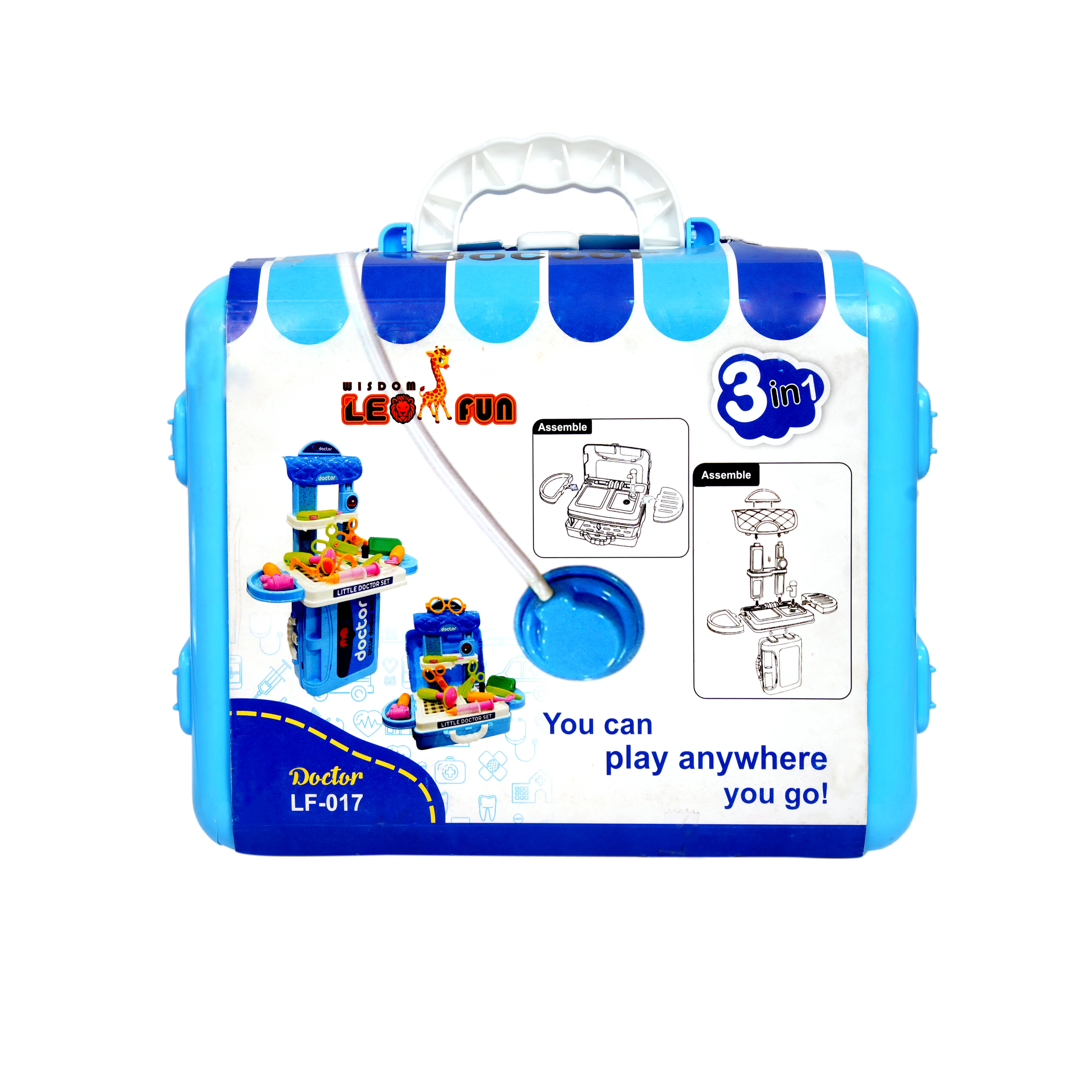 Kids Doctor Suitcase � 3 in 1 Little Doctor Pretend Play Set - Image 4