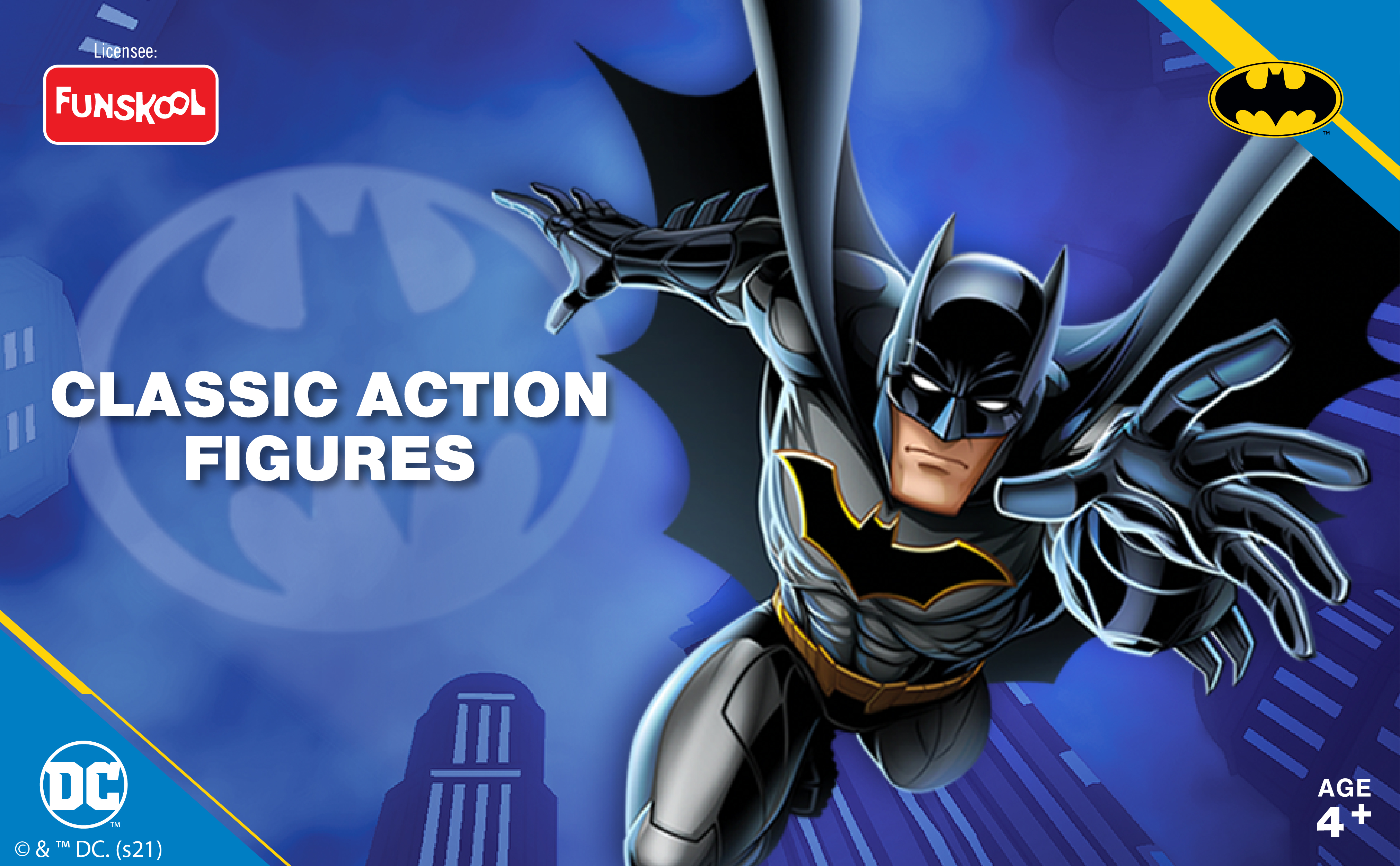 Funskool DC � Dark Crusader Batman Classic Action Figure (with Wings & Claw Weapons) - Image 3