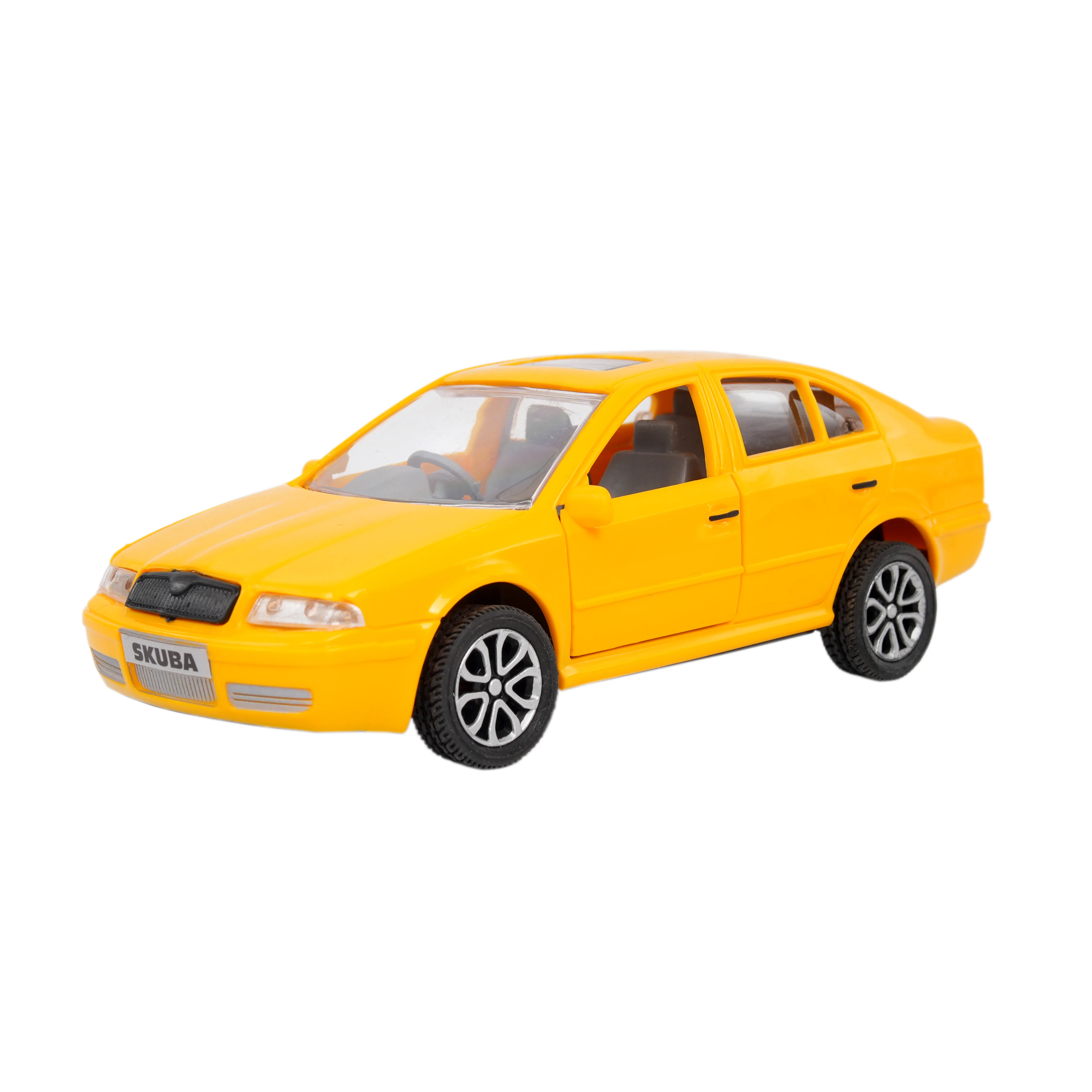 Skuba Yellow Toy Car � Die-Cast Style Pull Back Car for Kids - Image 3
