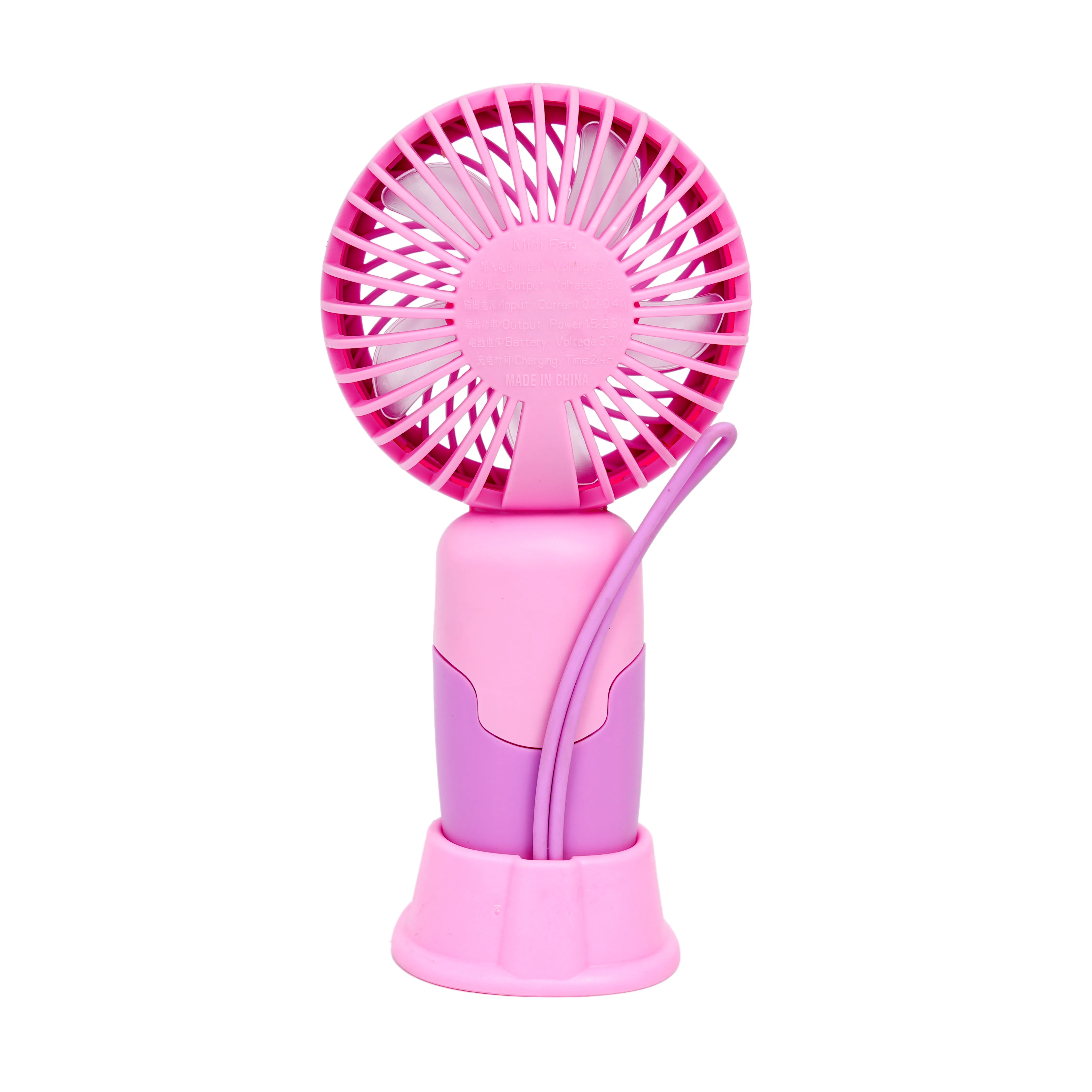 Portable Rechargeable Mini Handheld Fan - Image 4