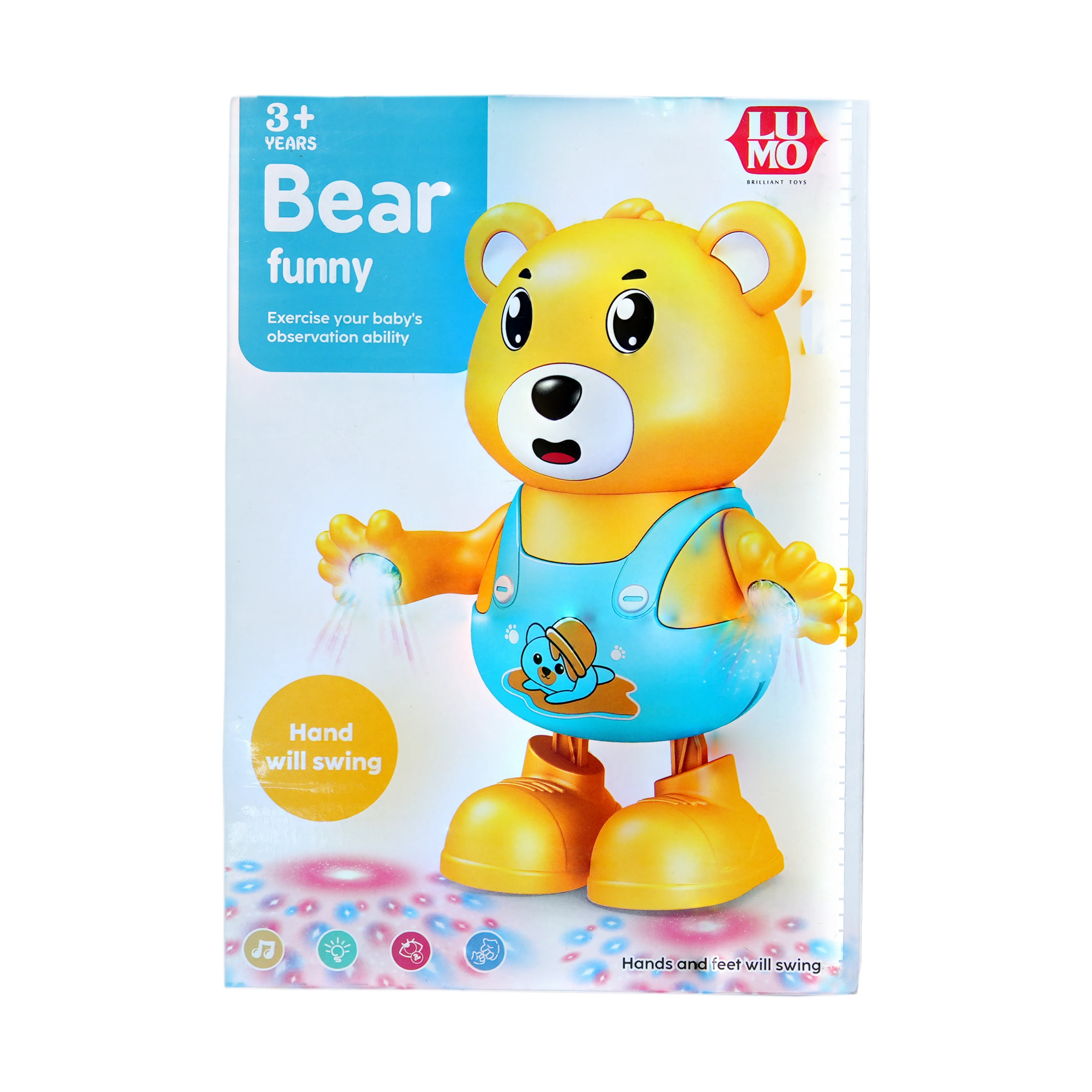 Dancing Bear Musical Toy with Colorful Lights � Swinging Hands & Feet Toy for Kids - Image 4