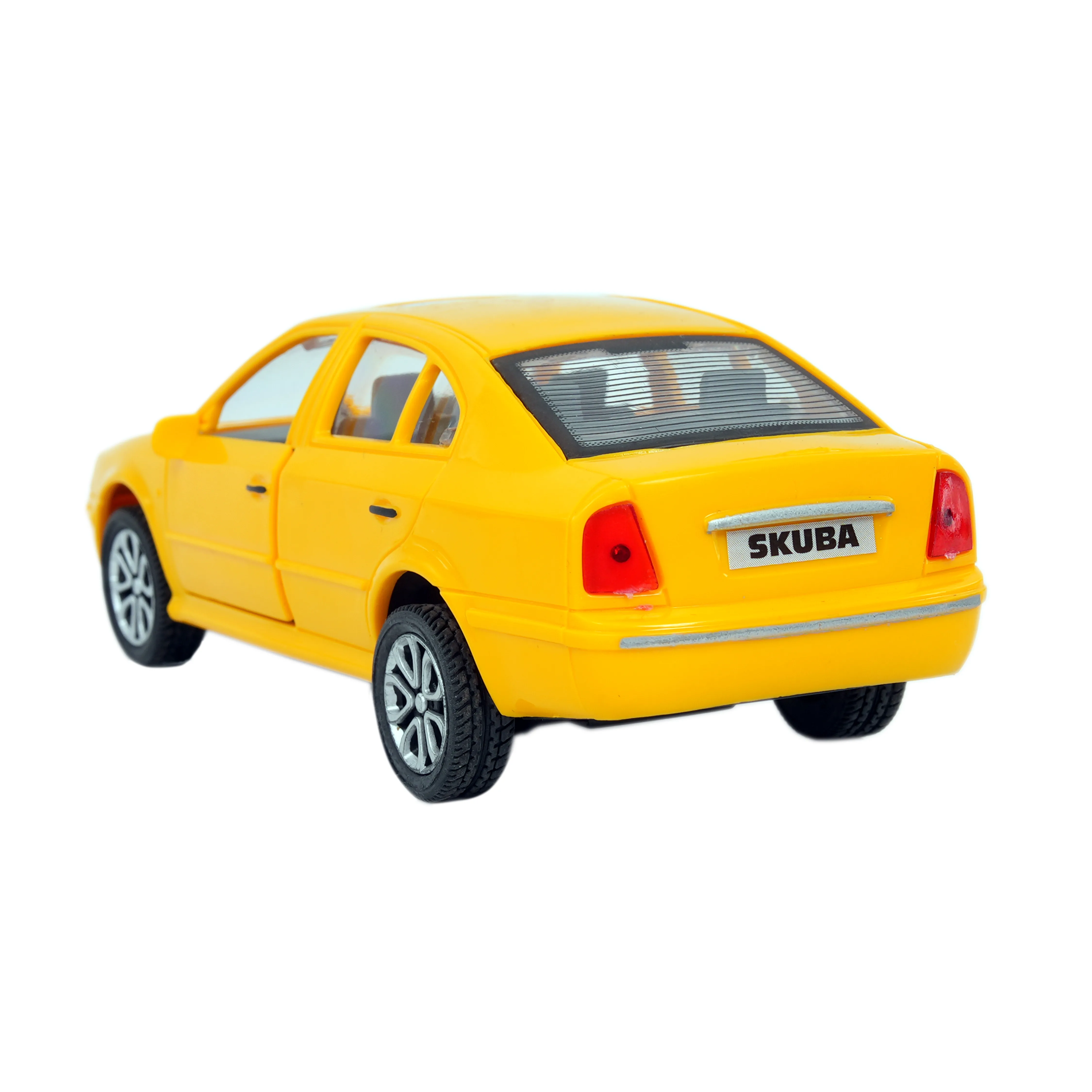 Skuba Yellow Toy Car � Die-Cast Style Pull Back Car for Kids - Image 4
