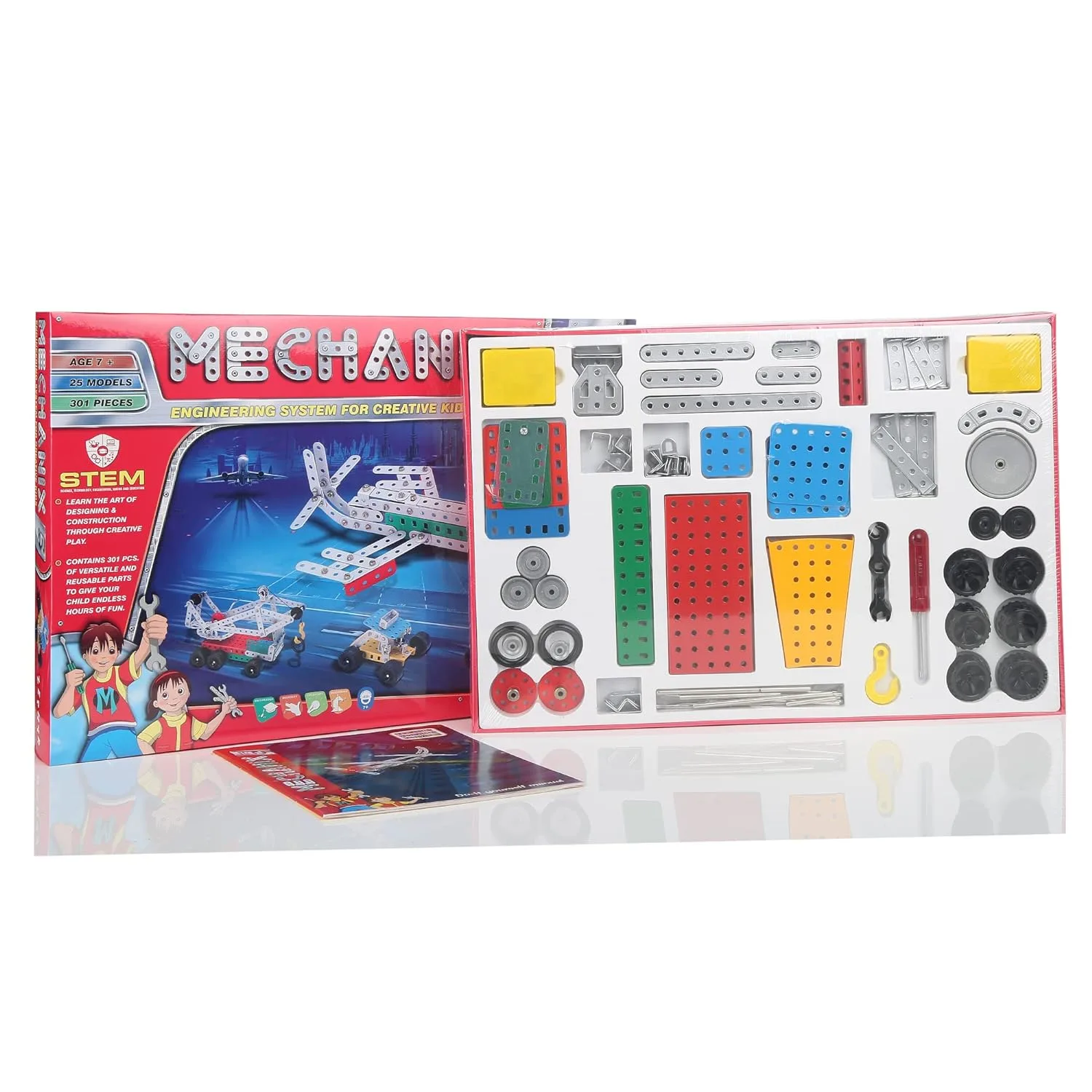 MECHANIX - 5 | 10+ Years | STEM DIY Building Kit | 300 Pieces | Build 25 Models - Image 4